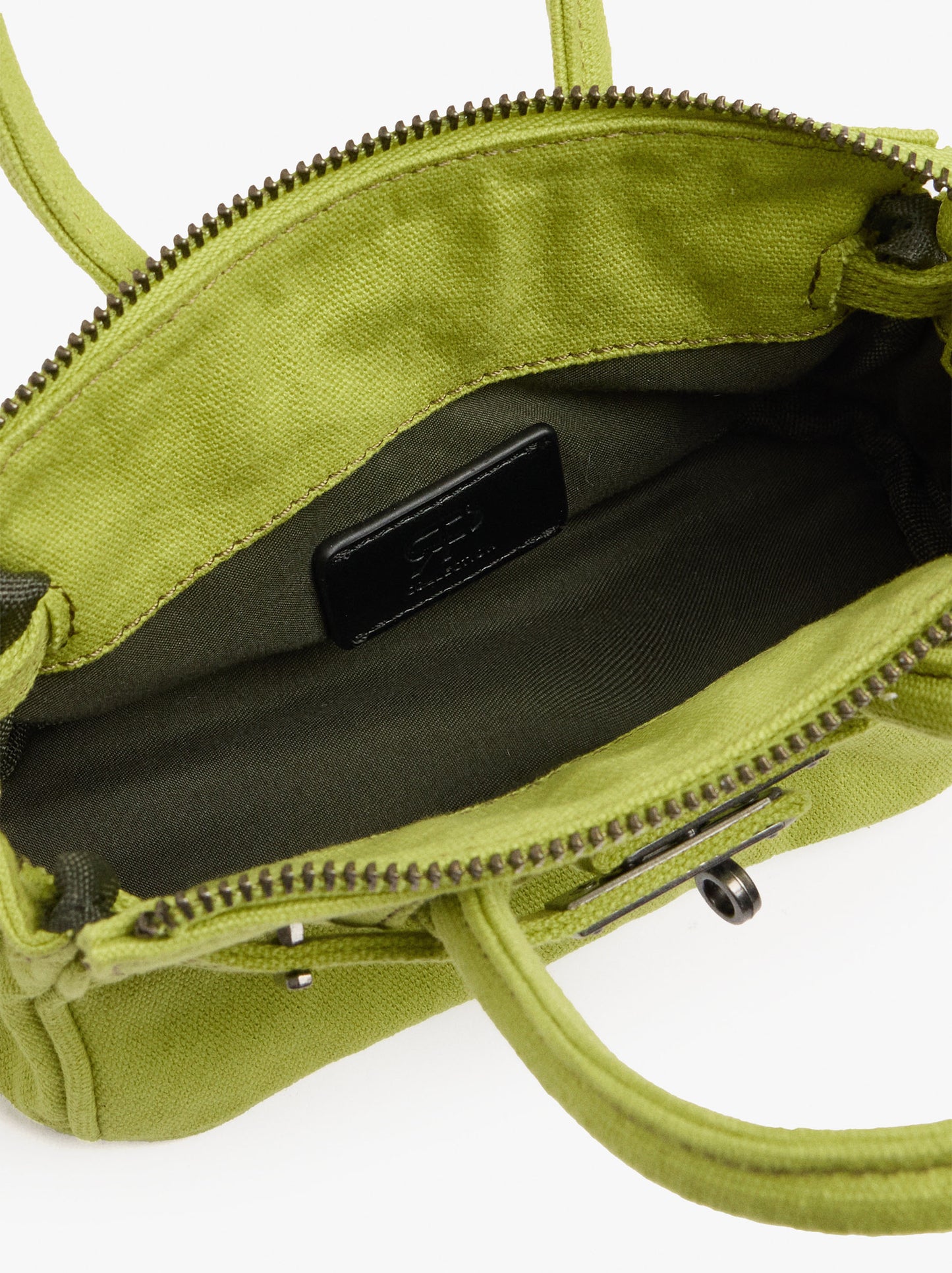 Crossbody Bag Canvas With Pendant