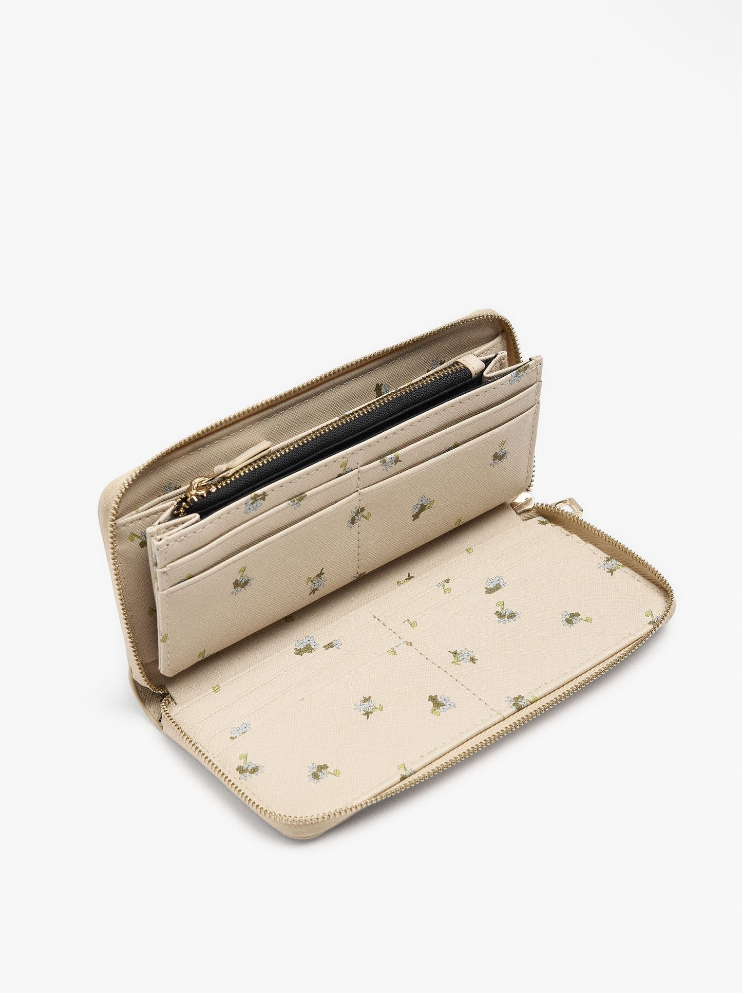 Wallet Printed With Floral L