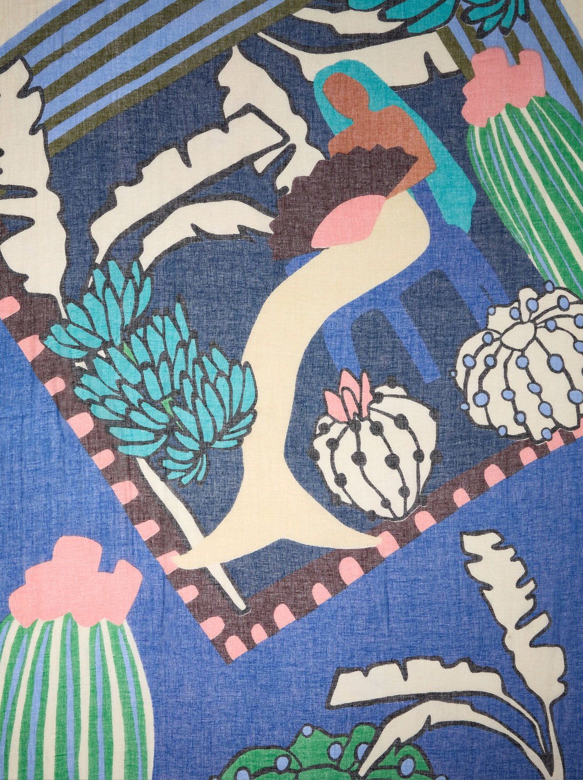 Printed Scarf With 100% Cotton