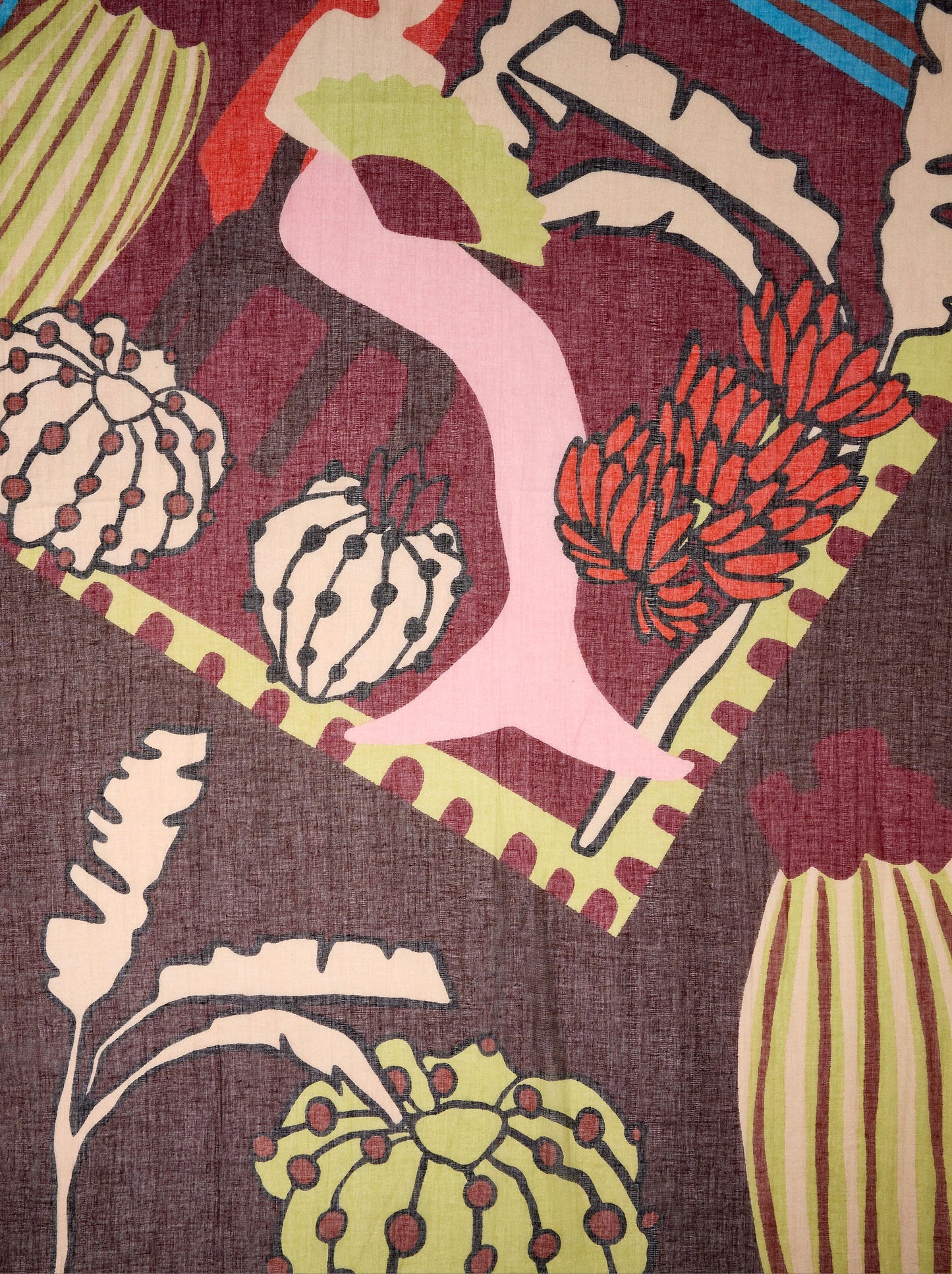 Printed Scarf With 100% Cotton
