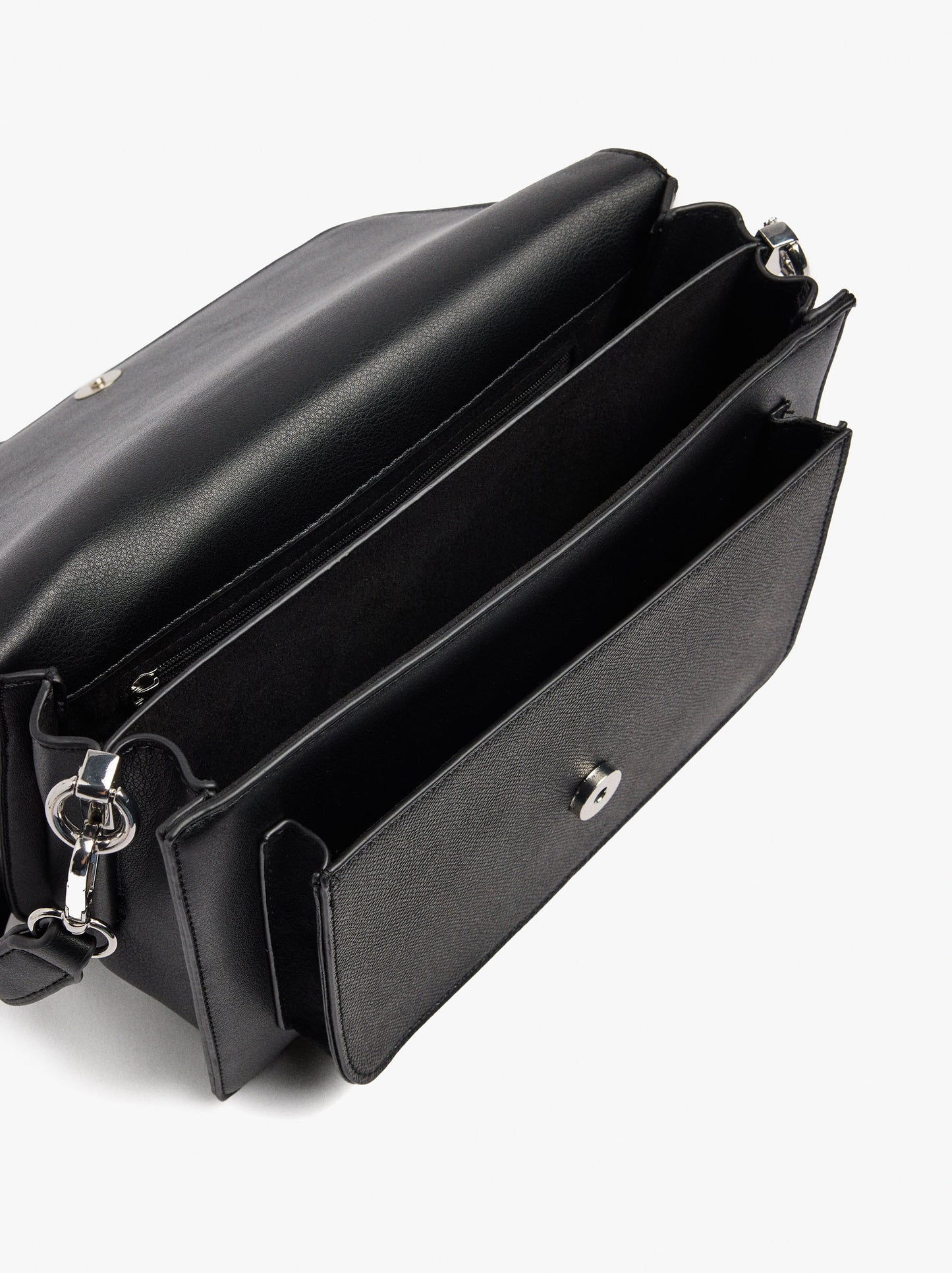 Crossbody Bag With Flap Soft Texture