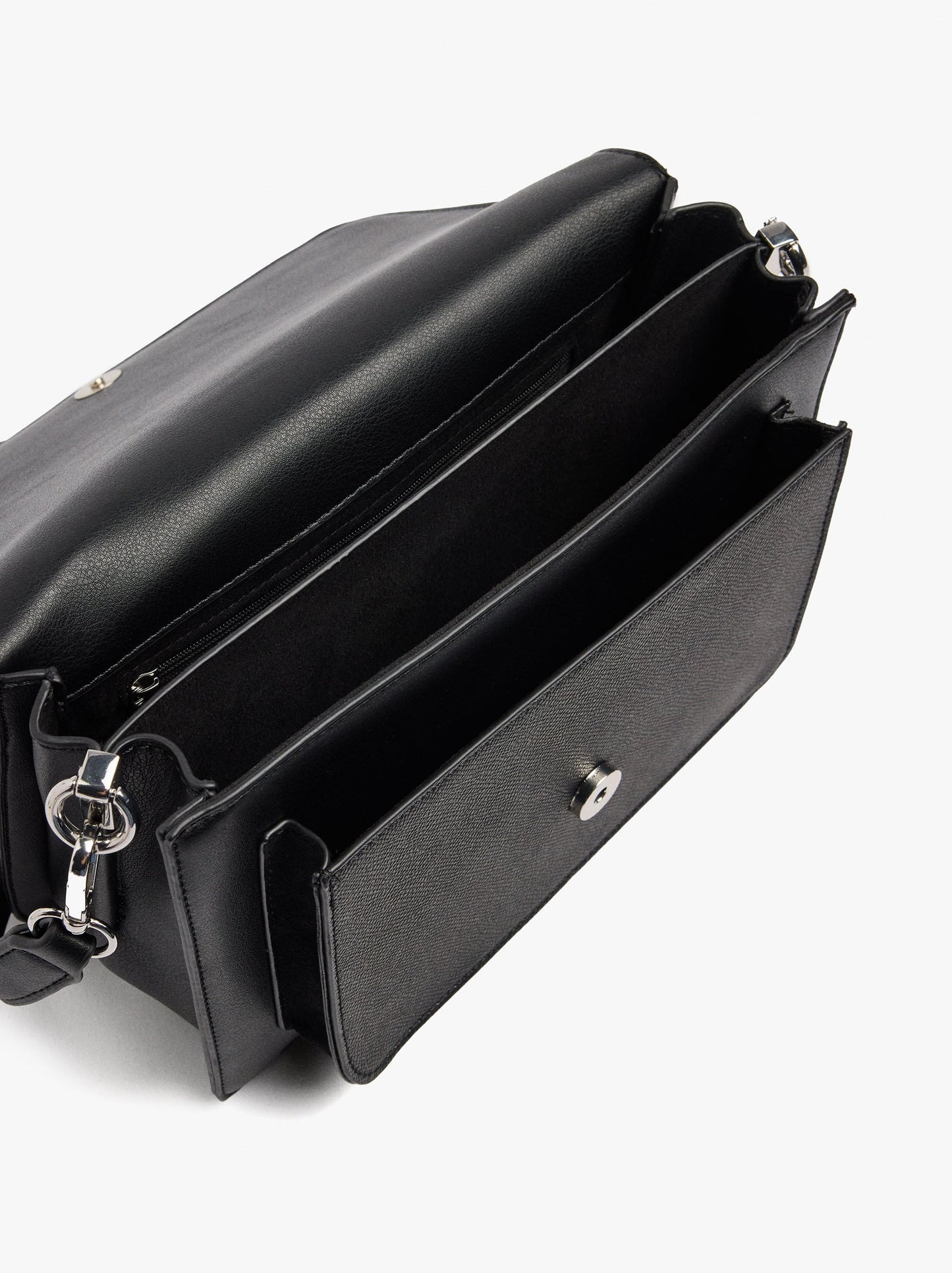 Crossbody Bag With Flap Soft Texture