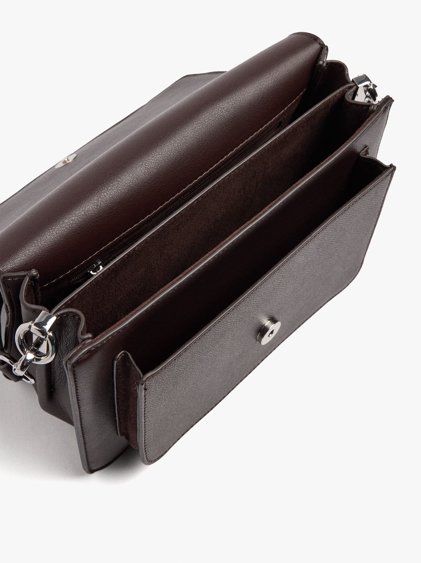Crossbody Bag With Flap Soft Texture