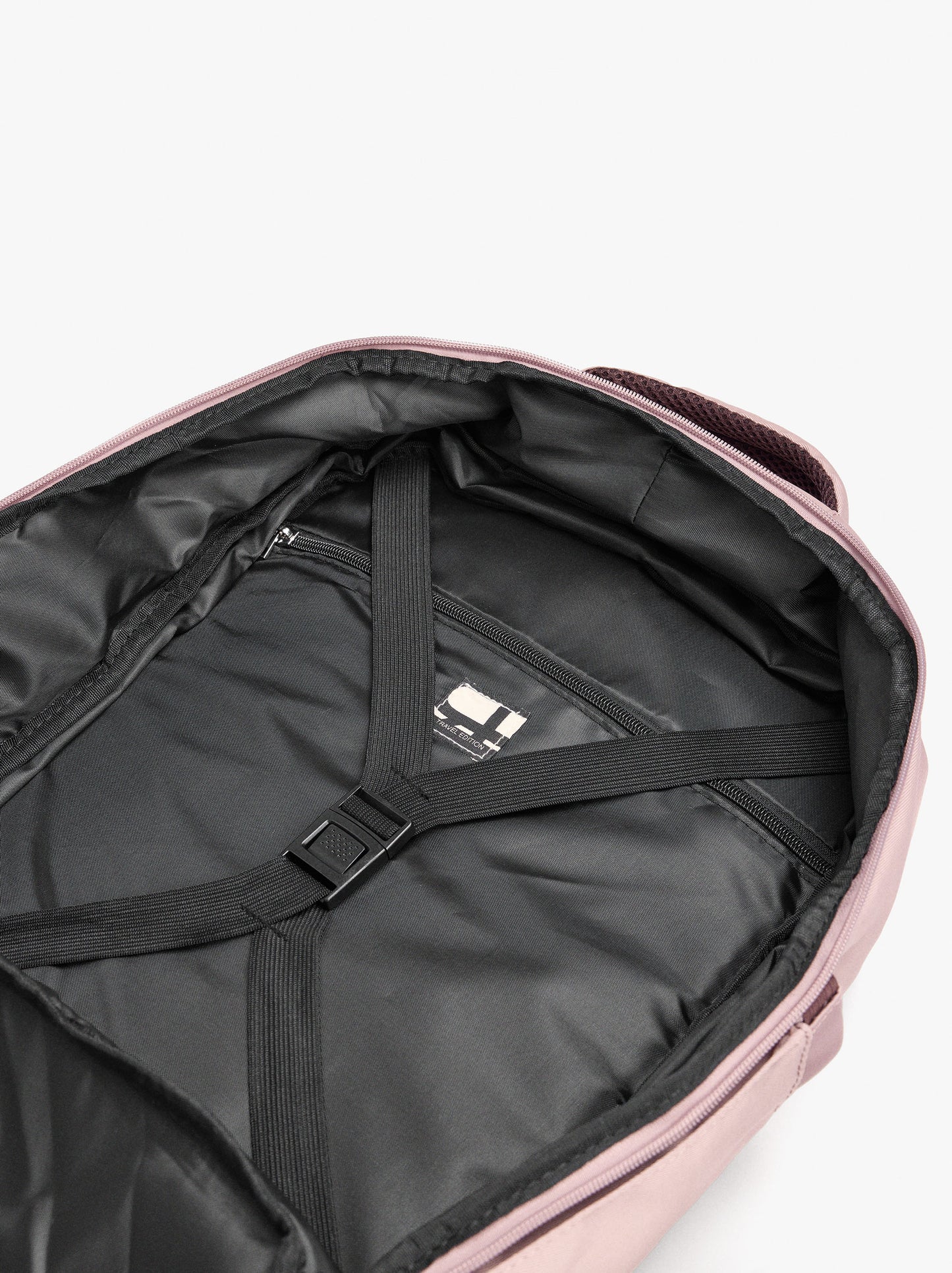 Extendable Nylon Cabin Backpack With Bottle Holder