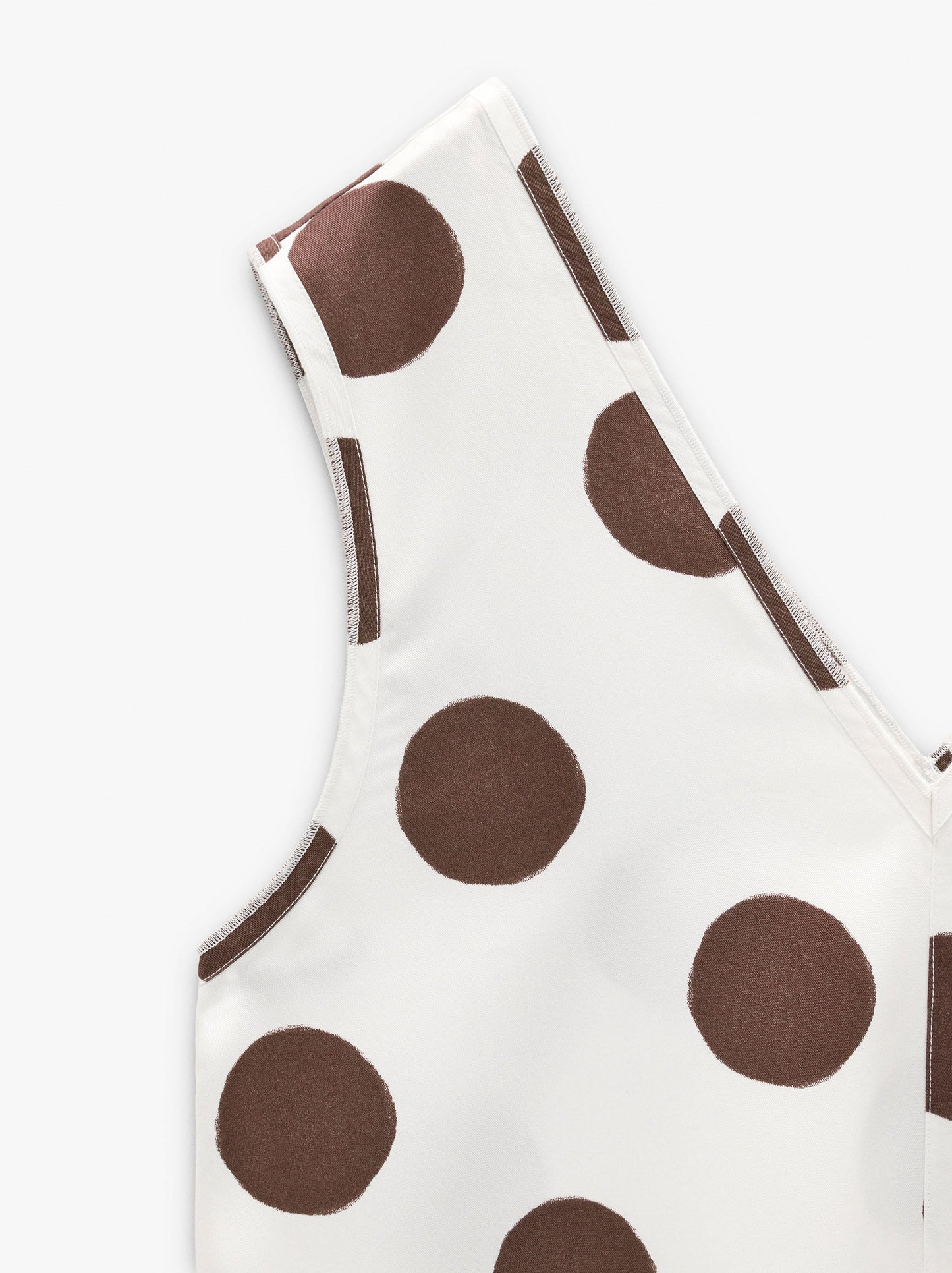 Top Printed With Polka Dots 100% Lyocell