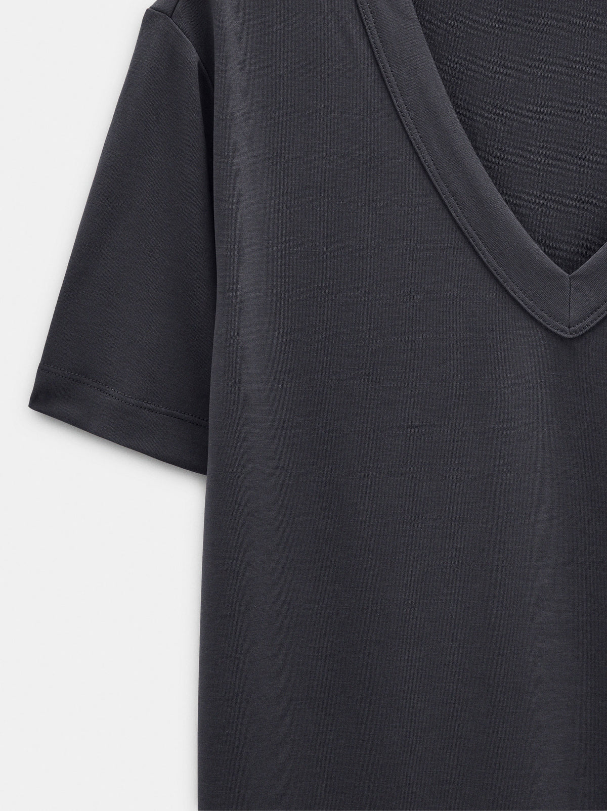 T-Shirt With V-Neck