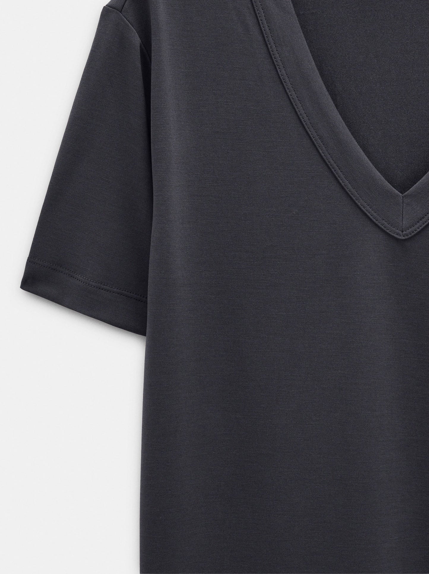 T-Shirt With V-Neck