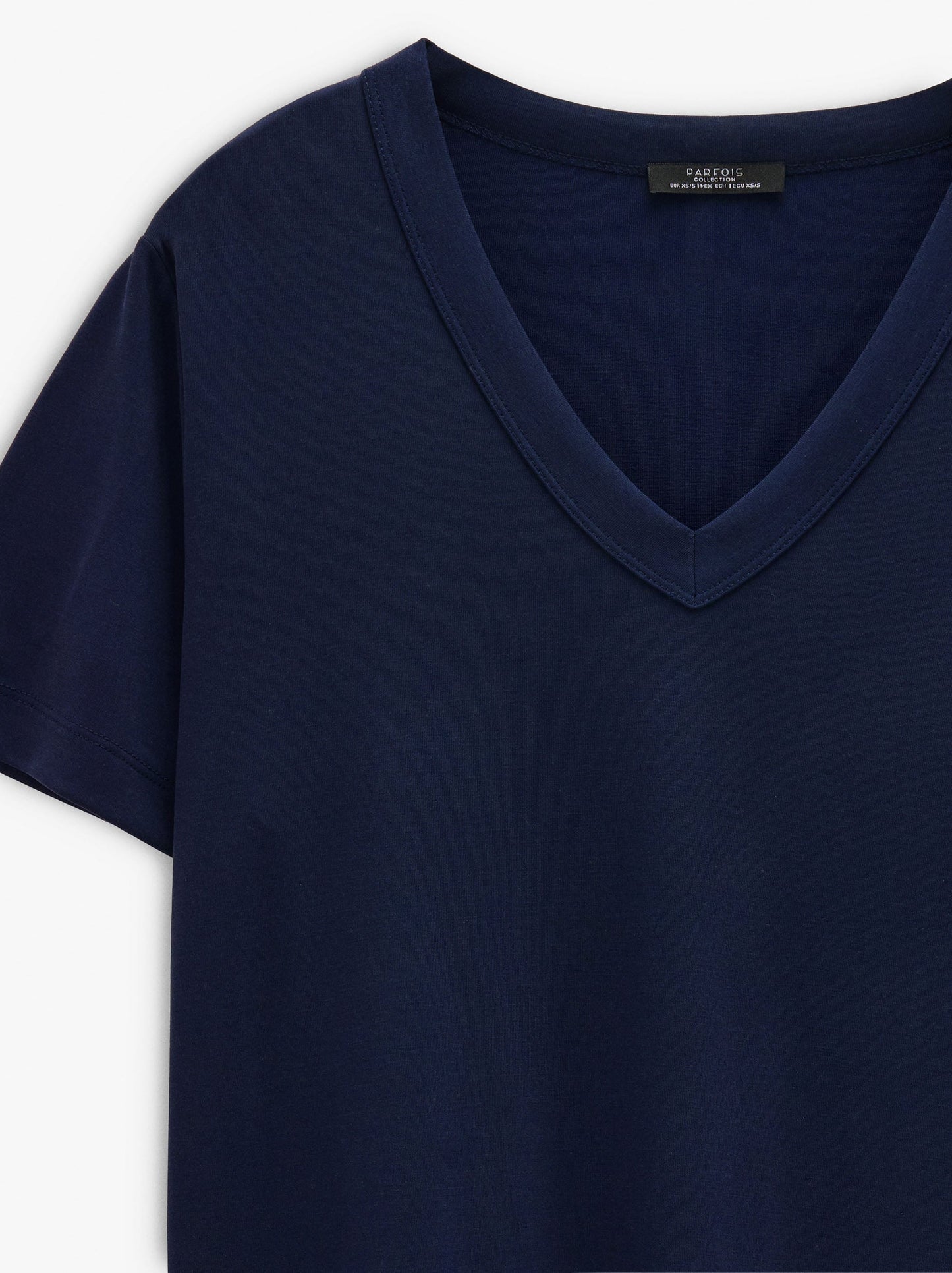 T-Shirt With V-Neck