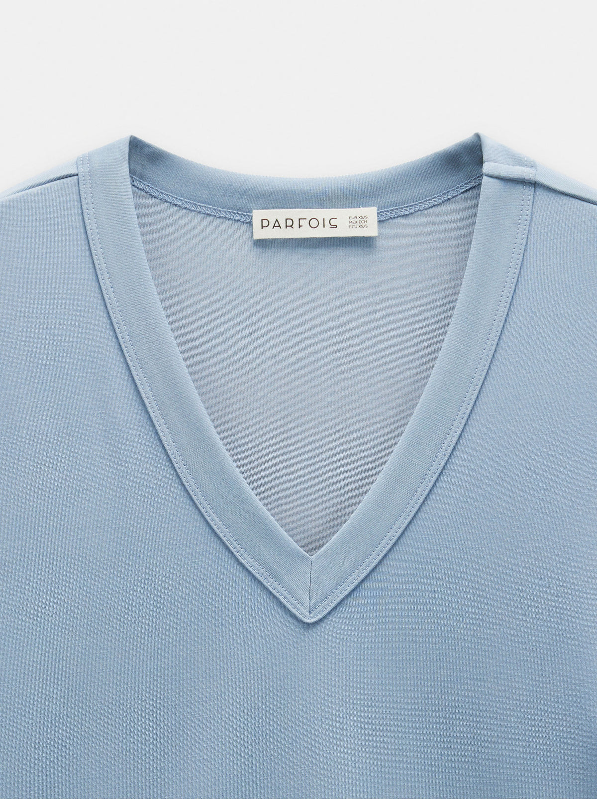 T-Shirt With V-Neck