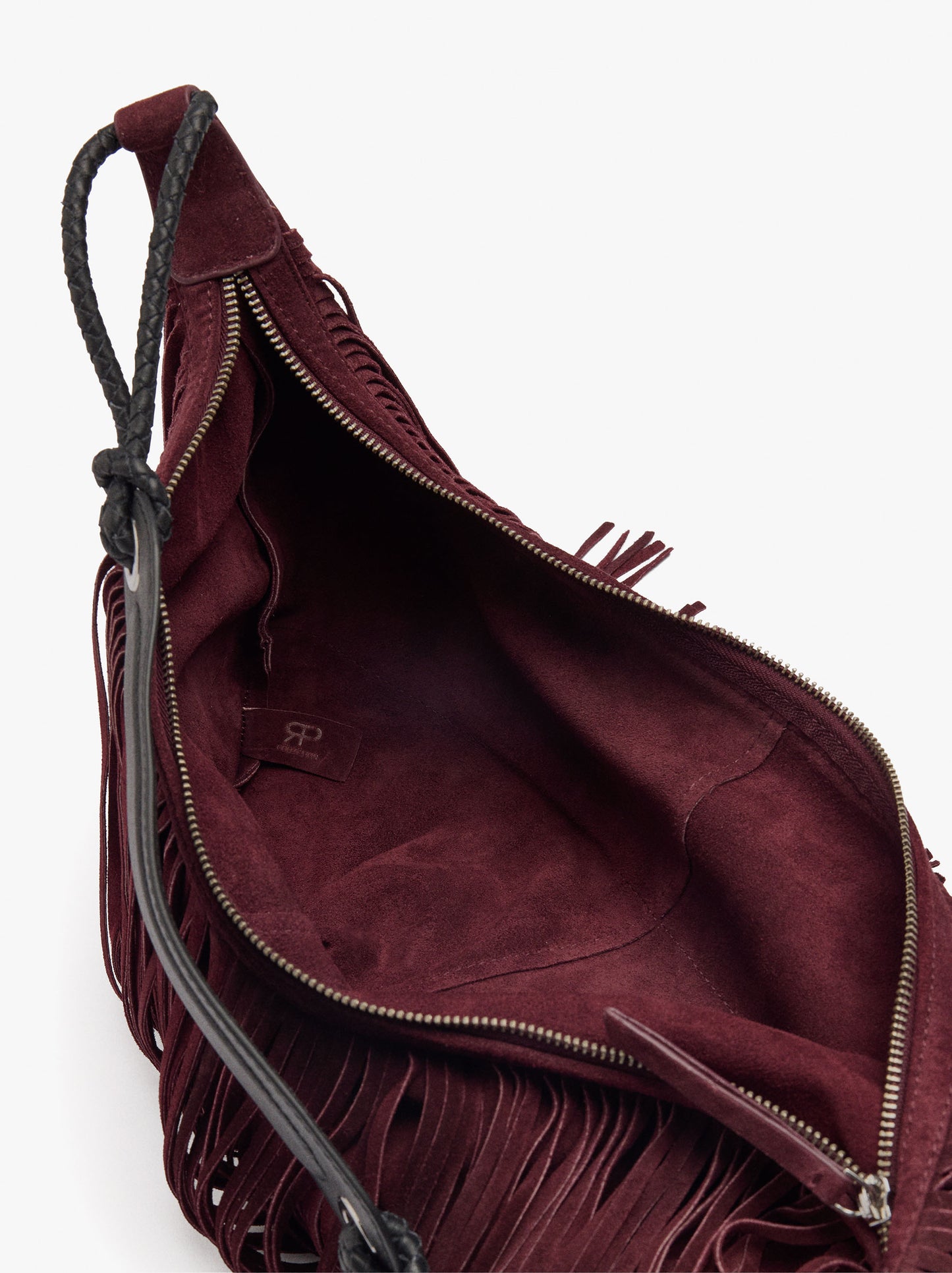 Shoulder Bag Of Leather With Fringes