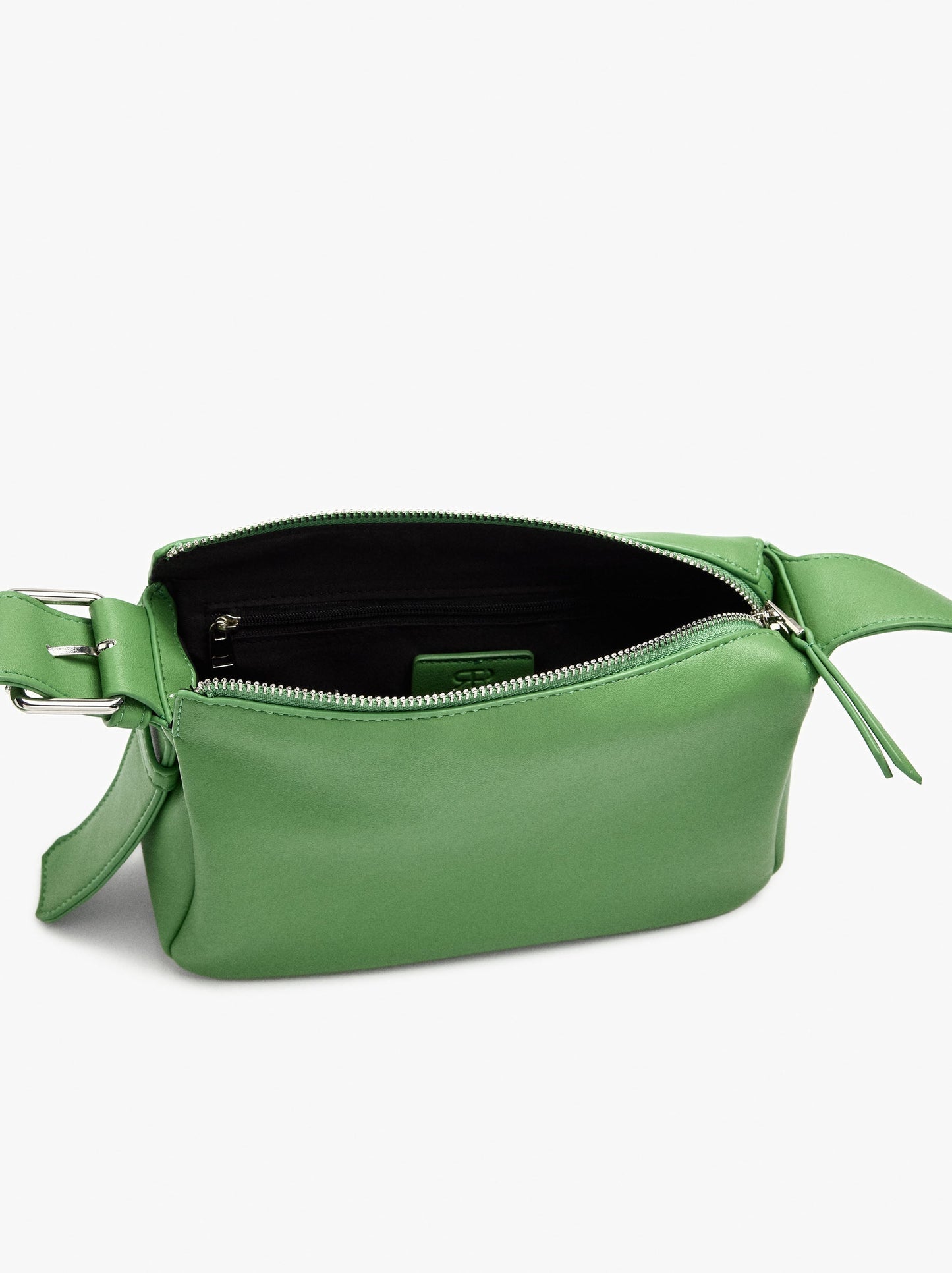 Plain Crossbody Bag With Buckle
