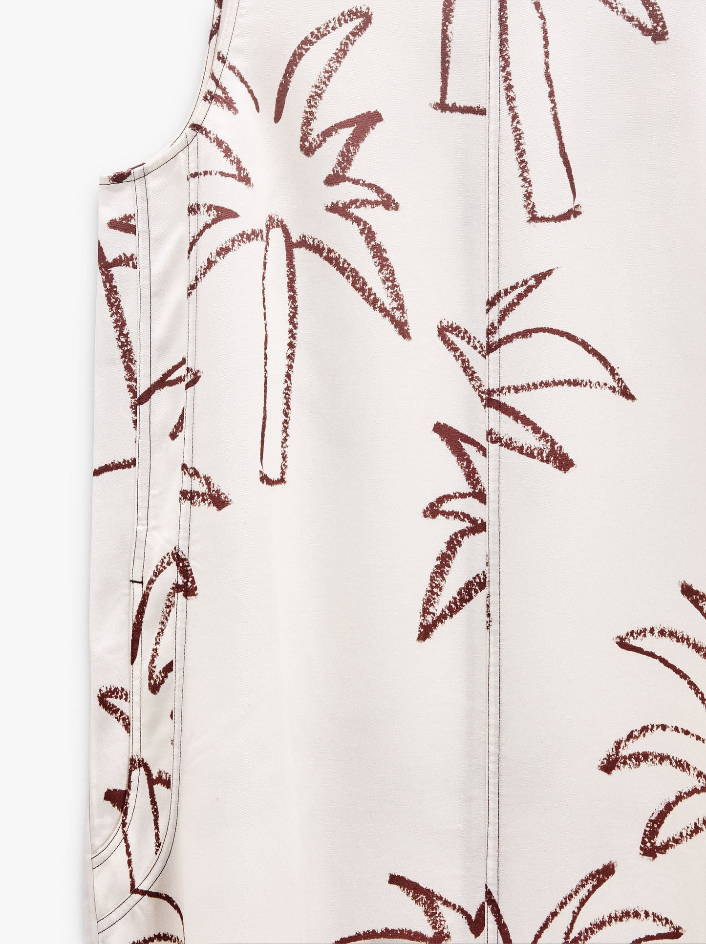 Printed Dress With A Linen And Lyocell Blend