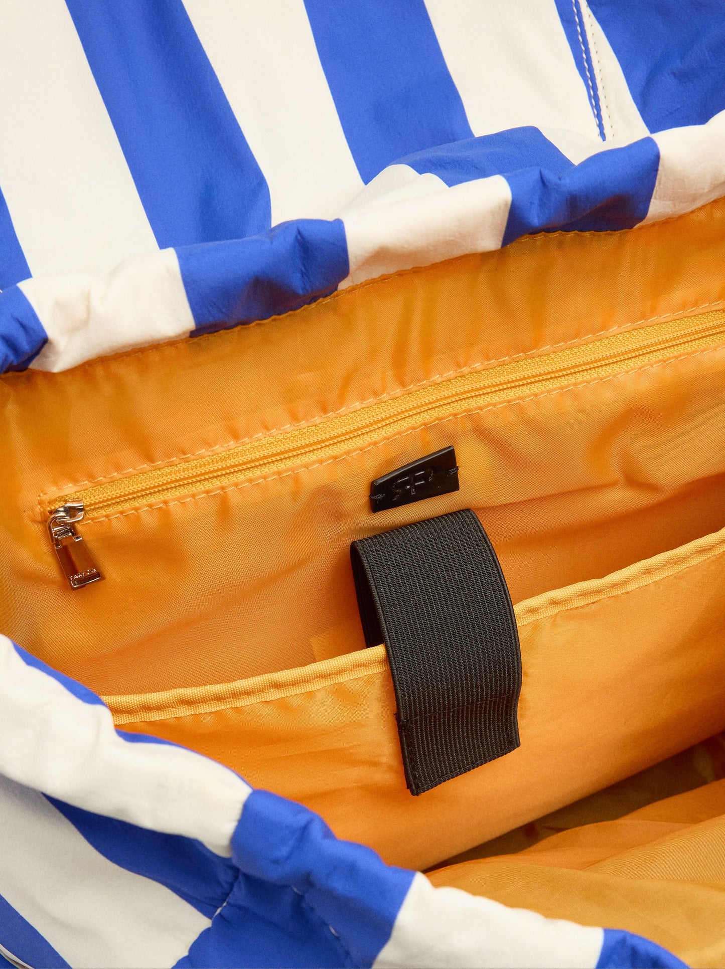 Striped Nylon Bag