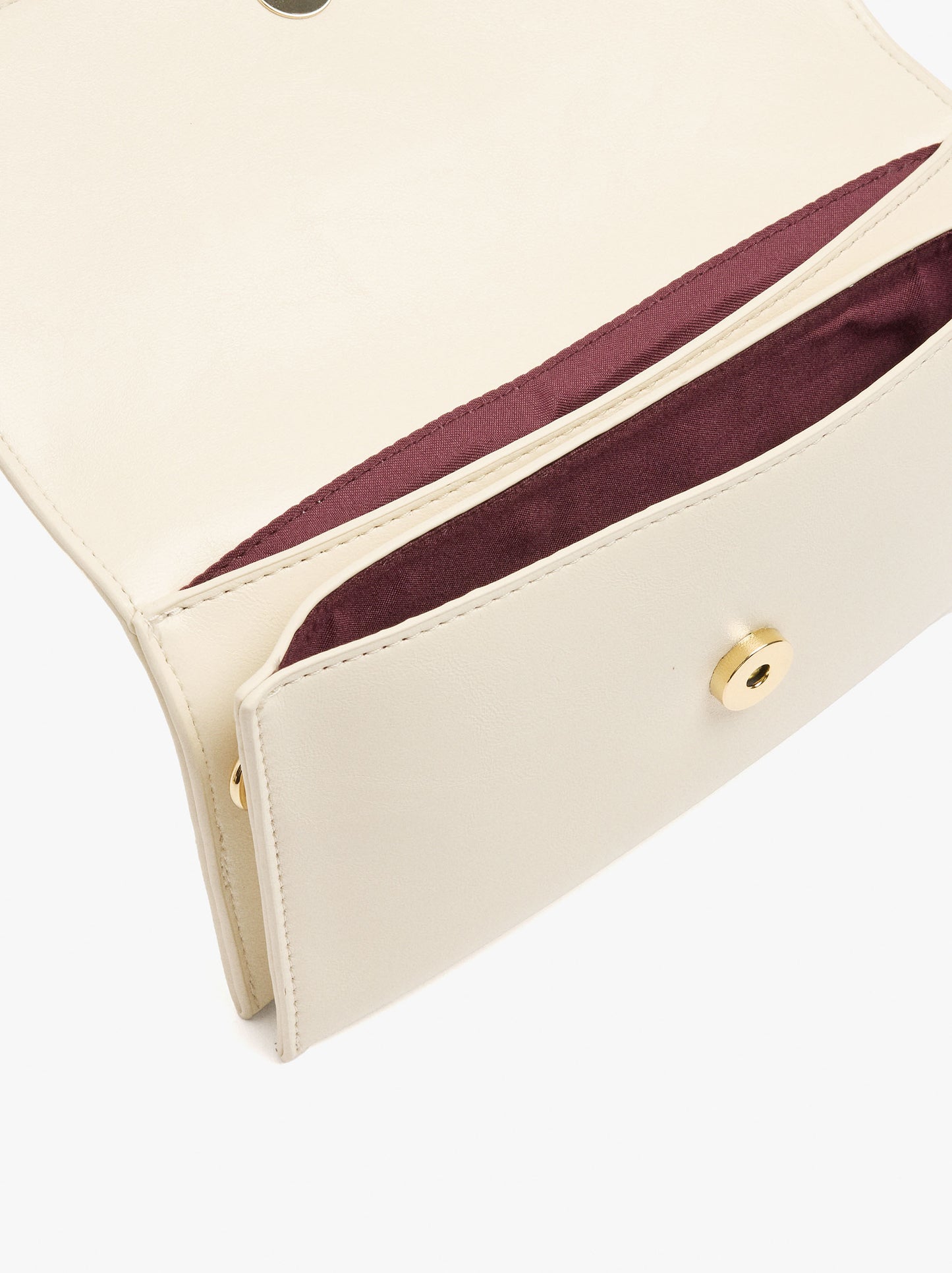 Plain Crossbody Bag With Flap