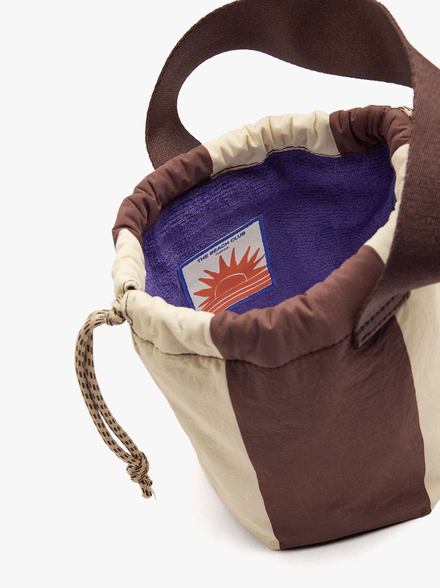 Multi-Purpose Nylon Pouch With Stripes
