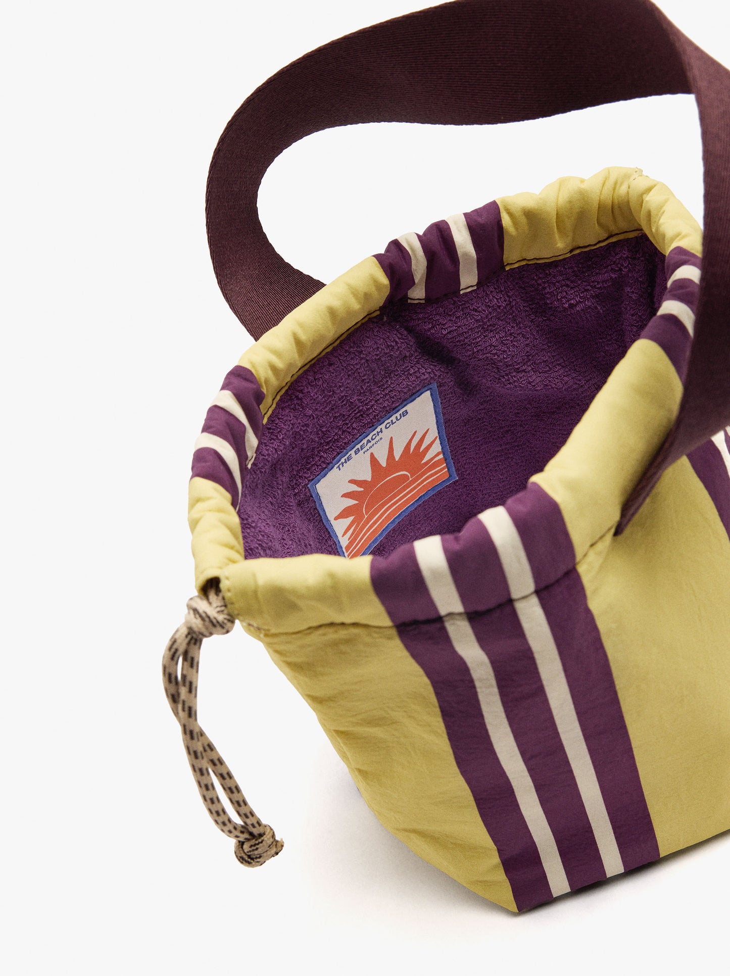 Multi-Purpose Nylon Pouch With Stripes