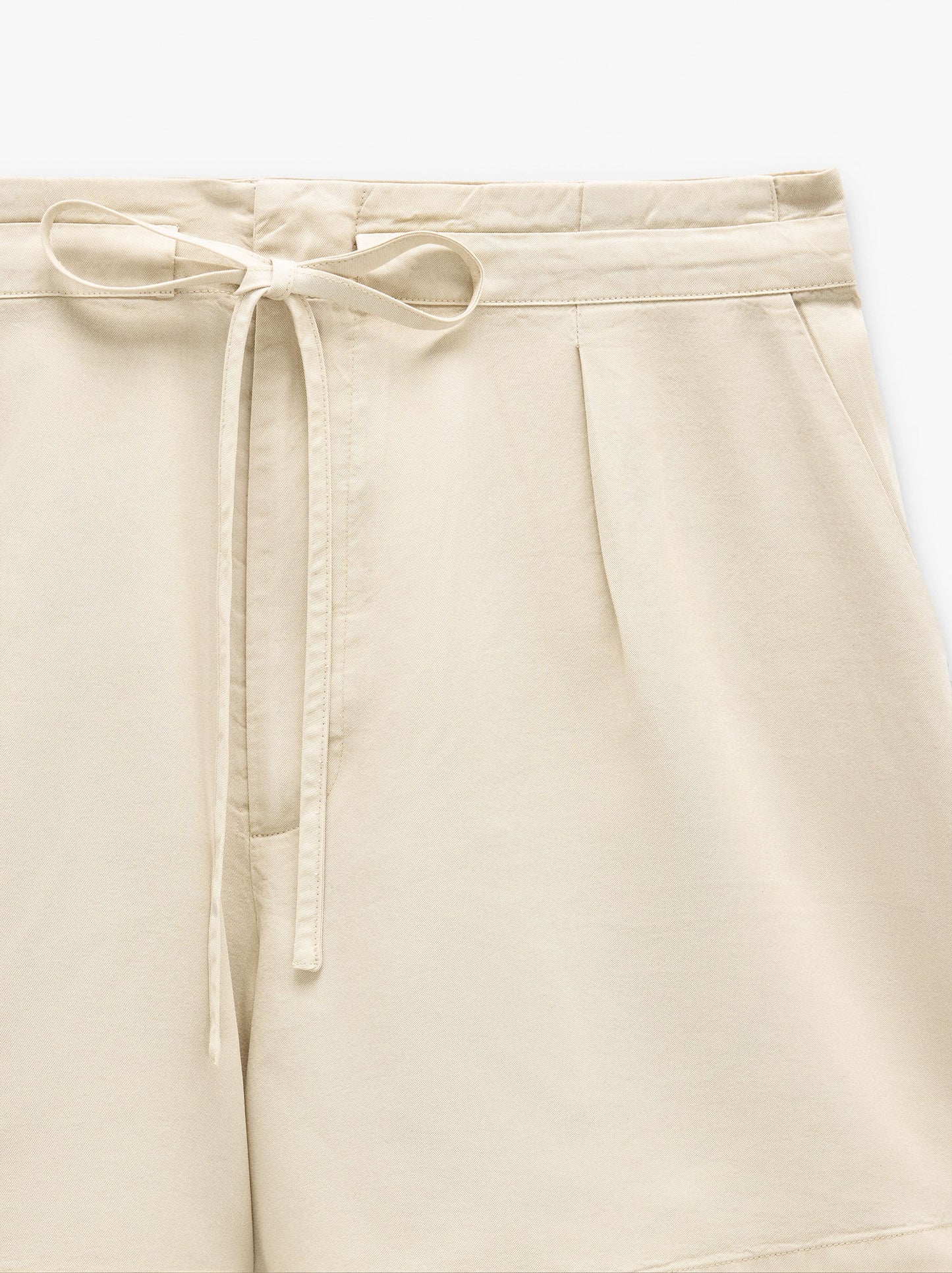 Fluid Shorts With Pockets 100% Lyocell