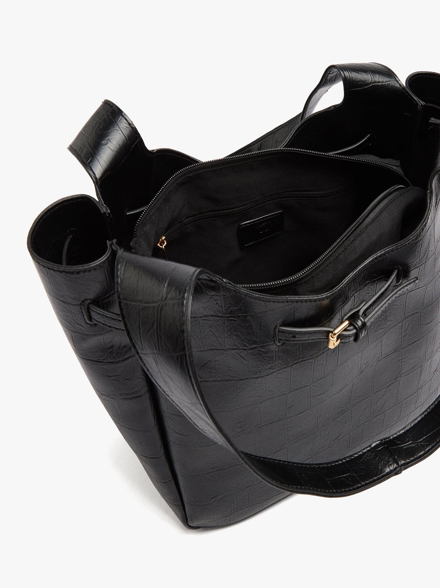 Shopper Bag With Belt Detail