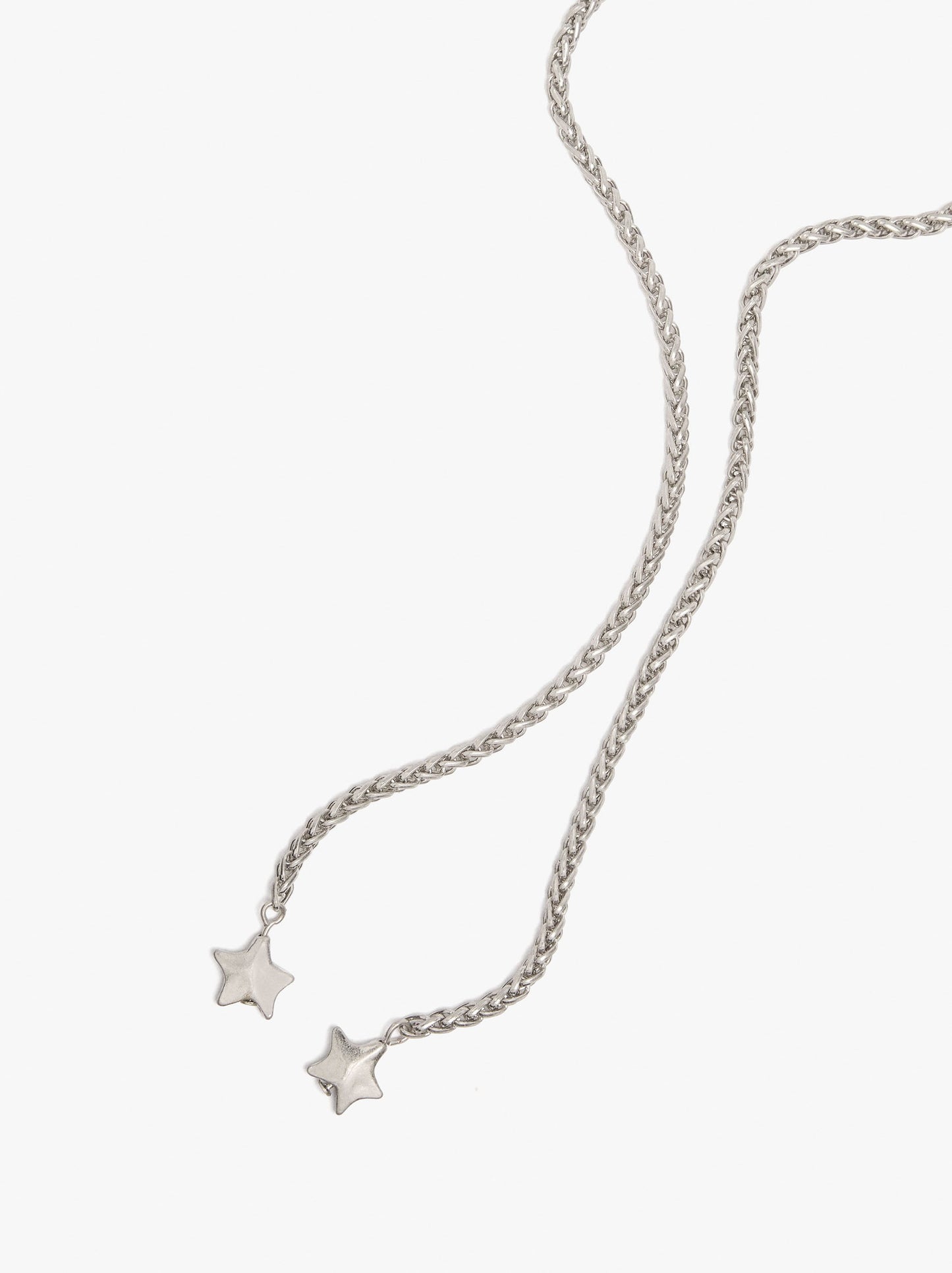 Long Star Necklace With Stone