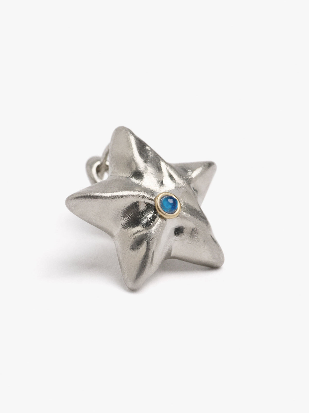 Star Earrings With Embossed Detail