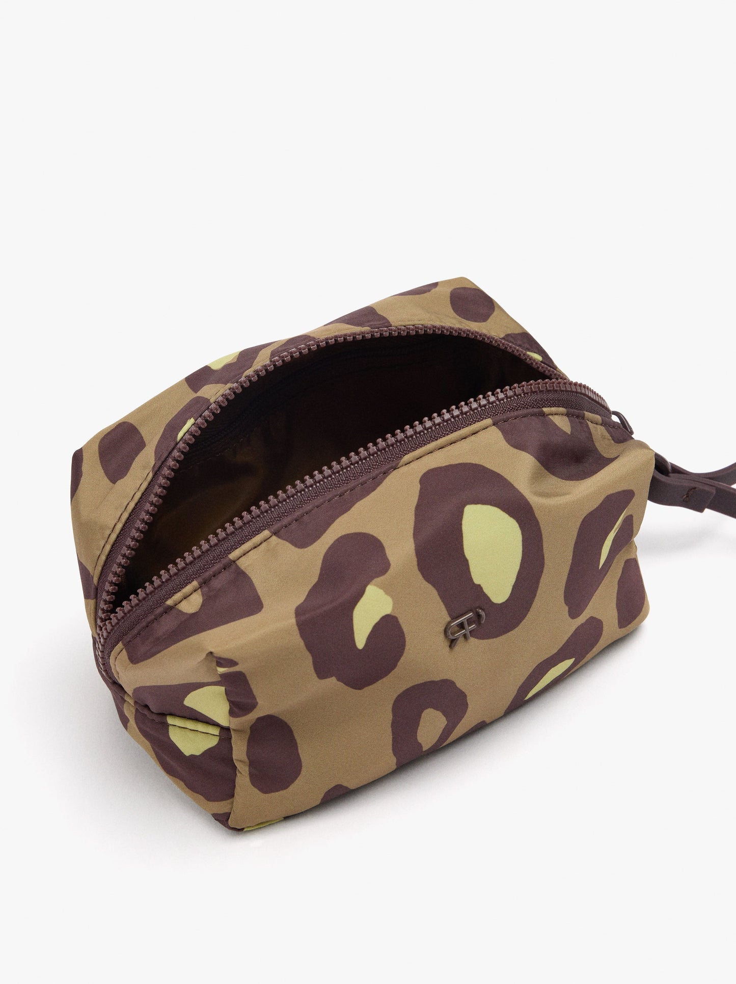 Nylon Necessaire With Printed Animal Pattern
