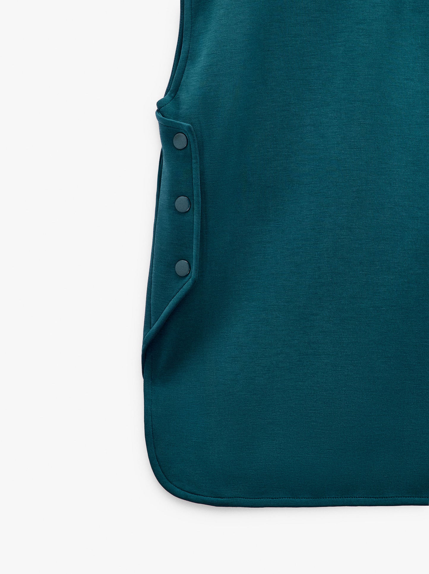 Sleeveless Sweatshirt With Hood And Soft Touch