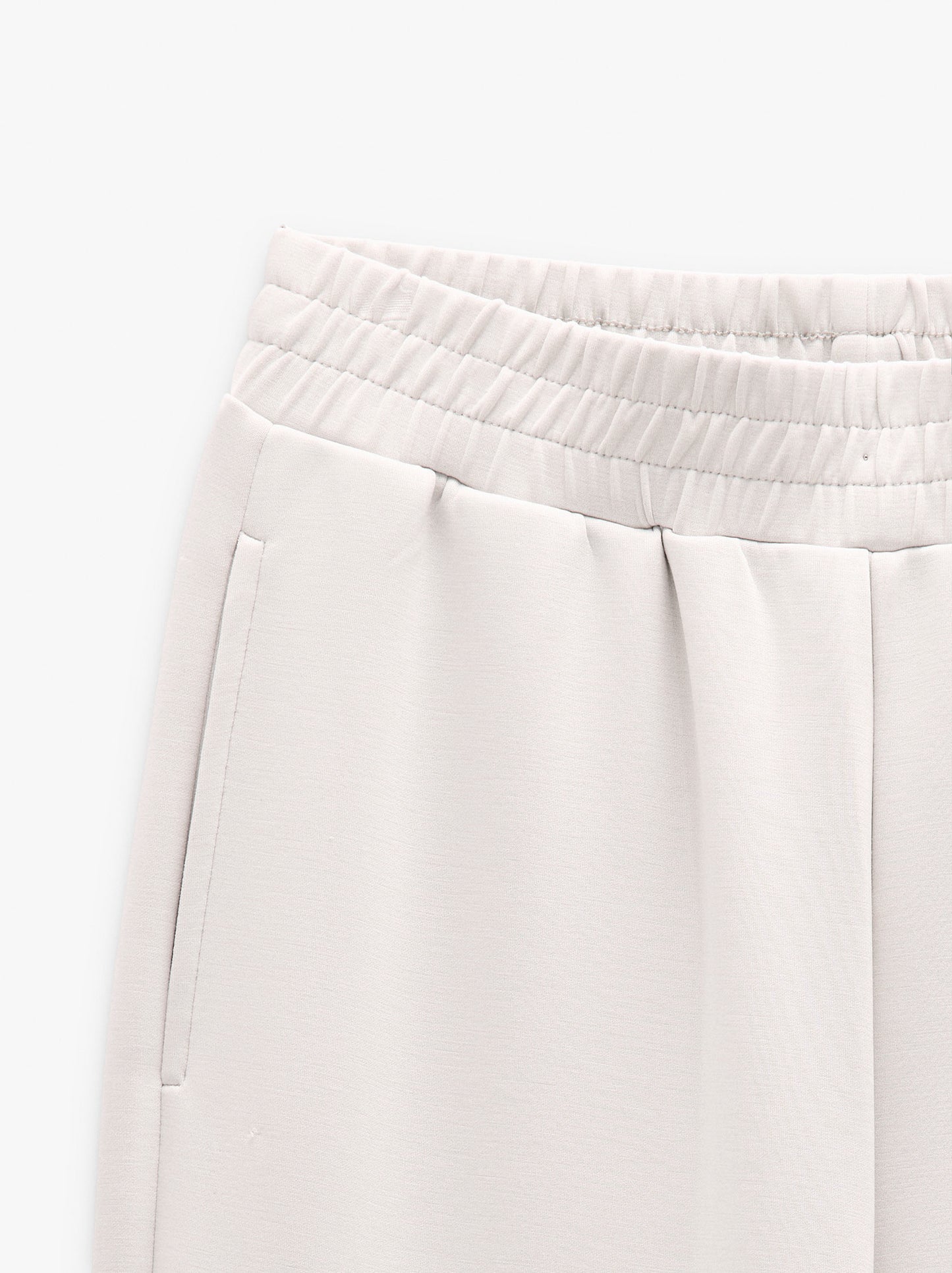 Loose-Fitting Trousers With Elastic Waistband Soft Touch