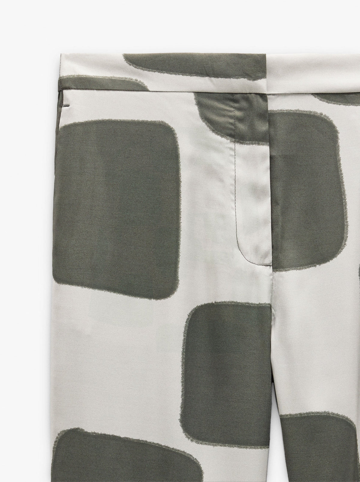 Trousers With Geometric Printed