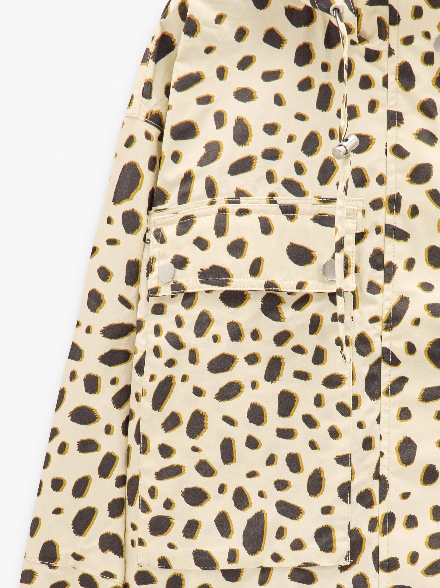 Jacket With Printed Animal Pattern Water-Repellent