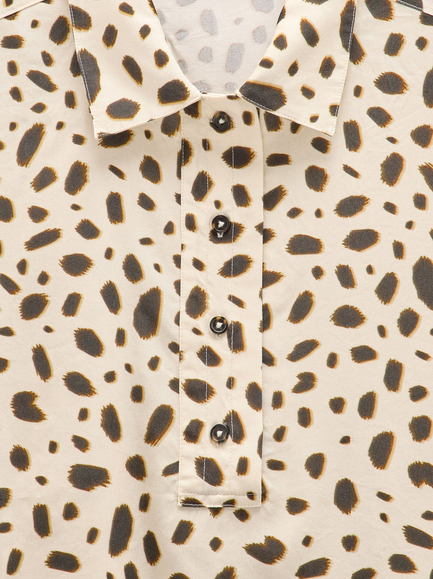 Blouse With Animal Printed 100% Lyocell
