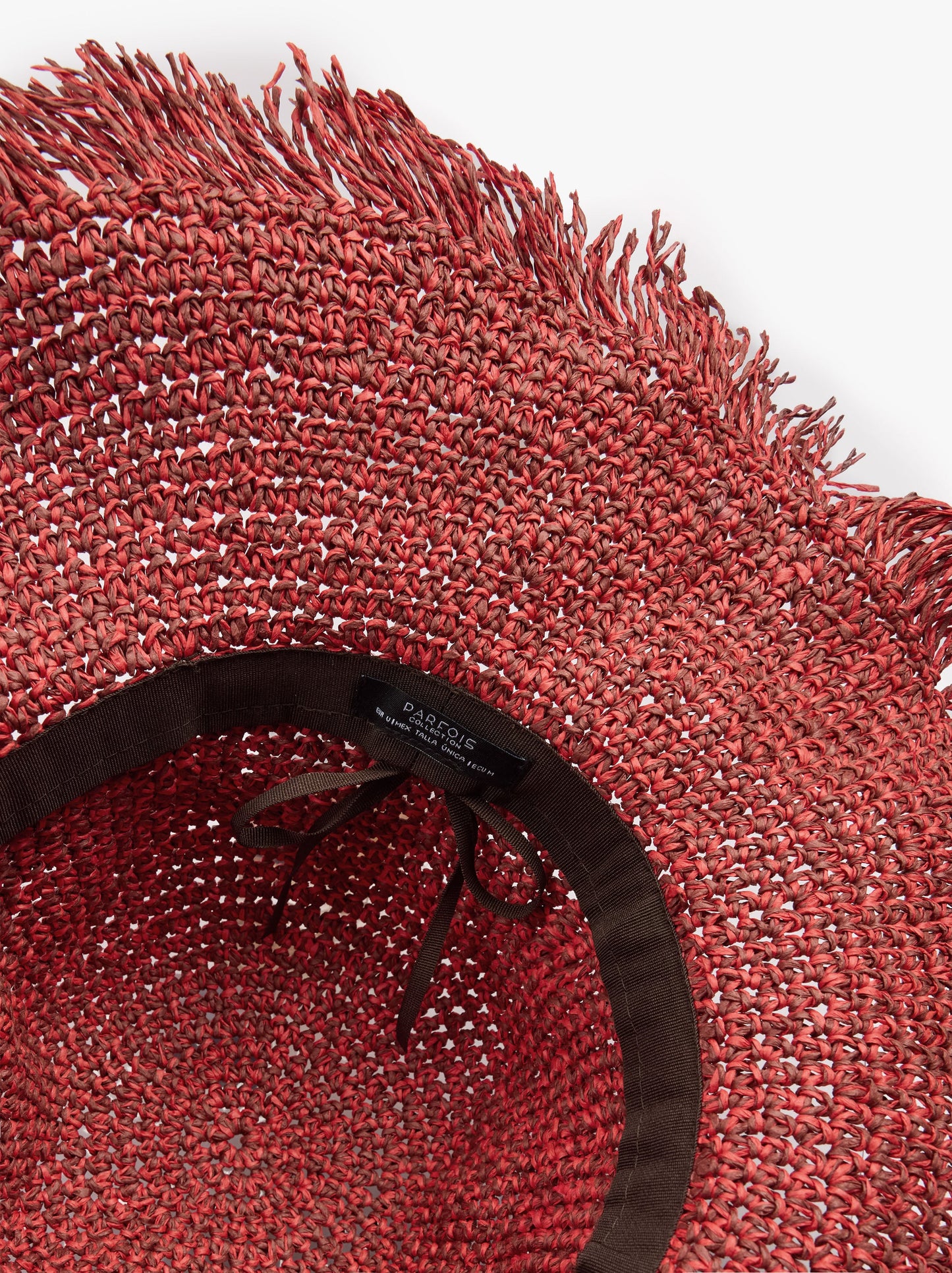 Hat With Paper Straw Fringes
