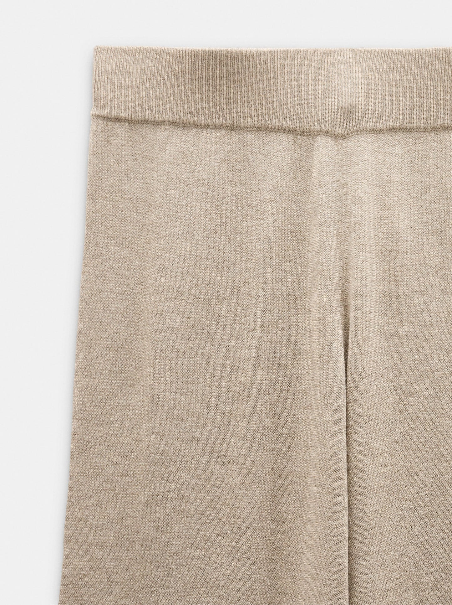 Knit Trousers With Elastic Waist