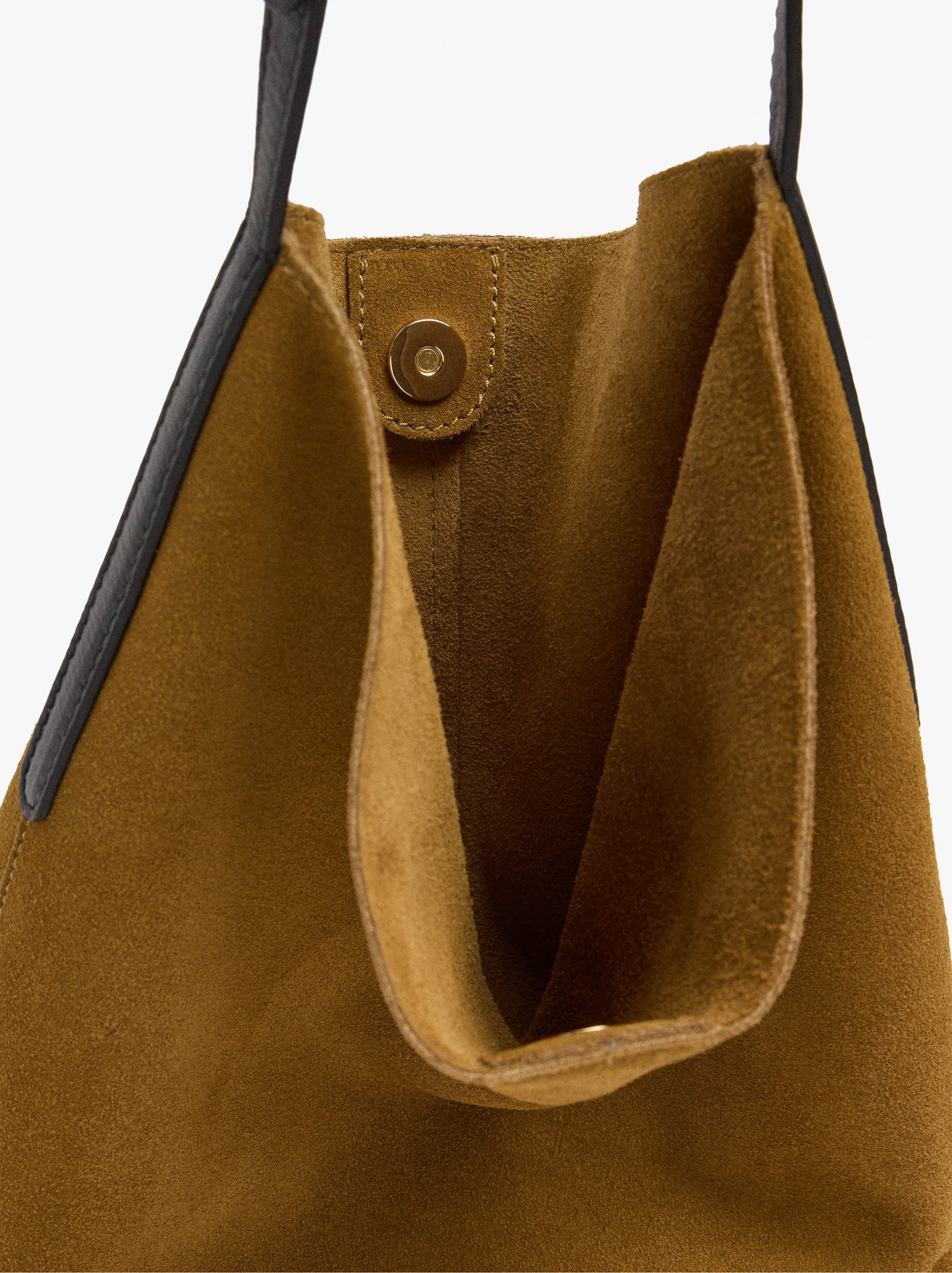Leather Bucket Bag With Inner Pouch M