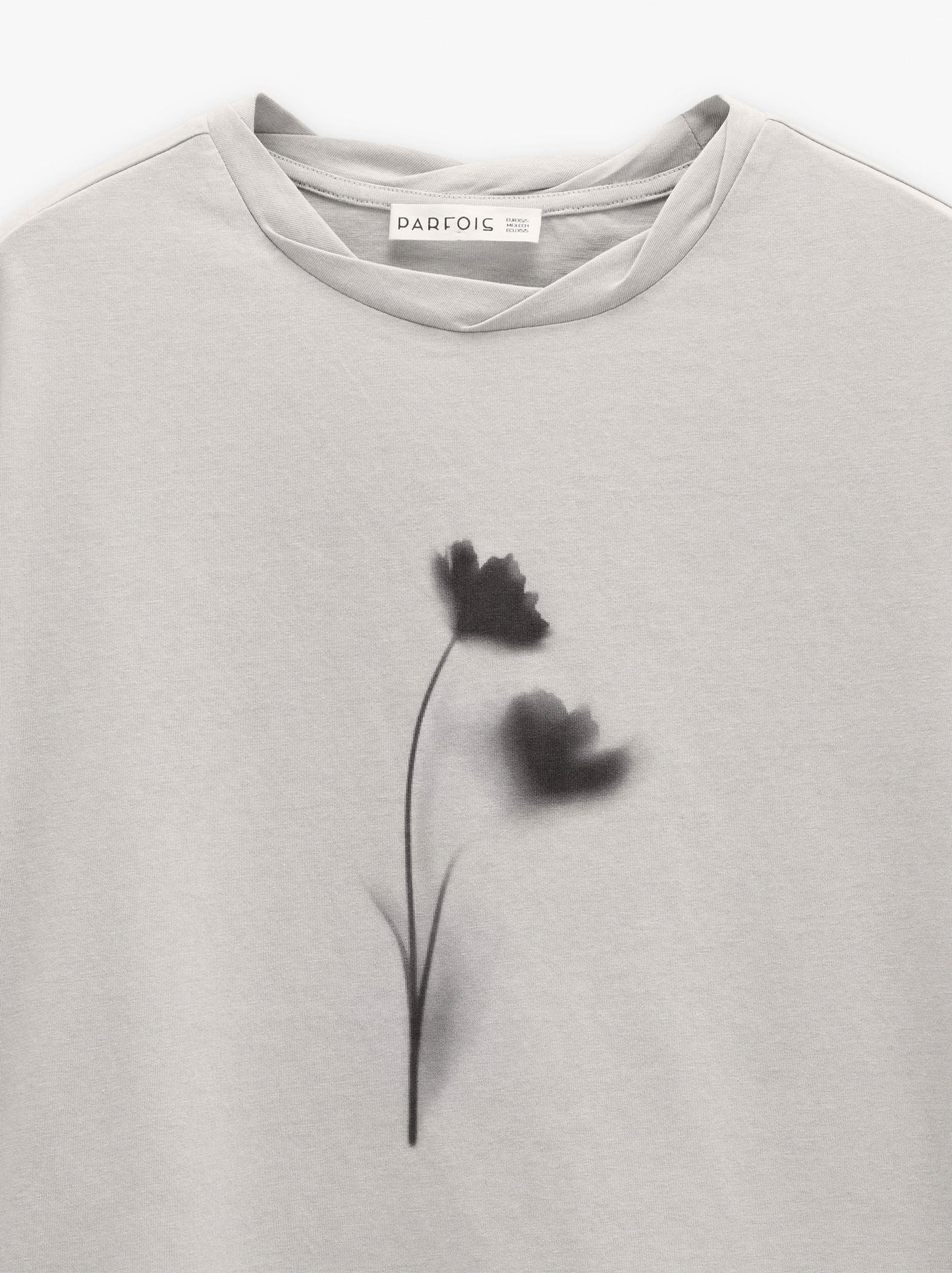 Cotton T-Shirt With Floral Printed