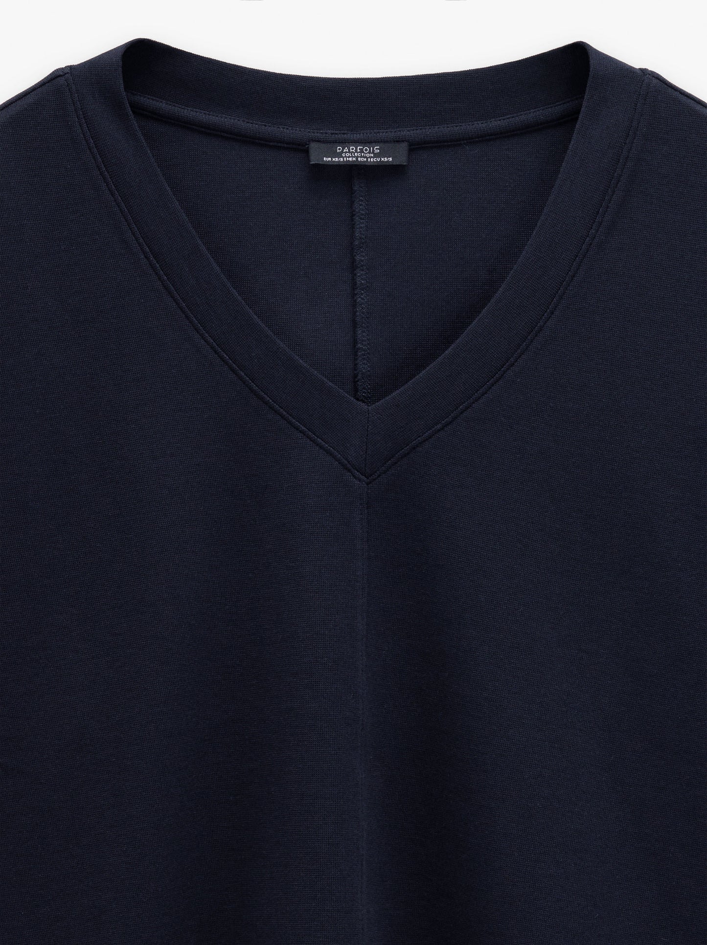 T-Shirt With V-Neck