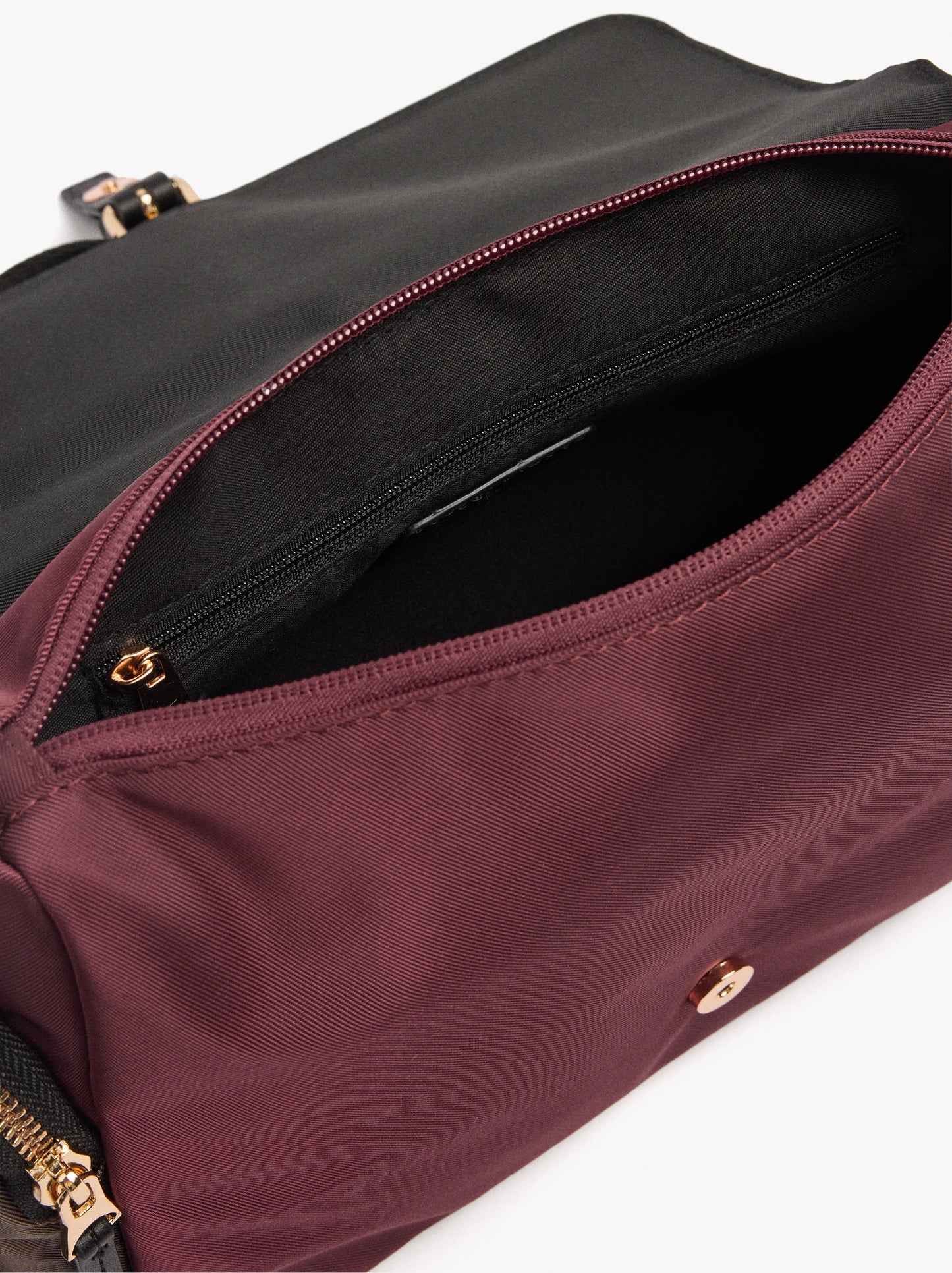 Crossbody Bag With Colour Block Nylon