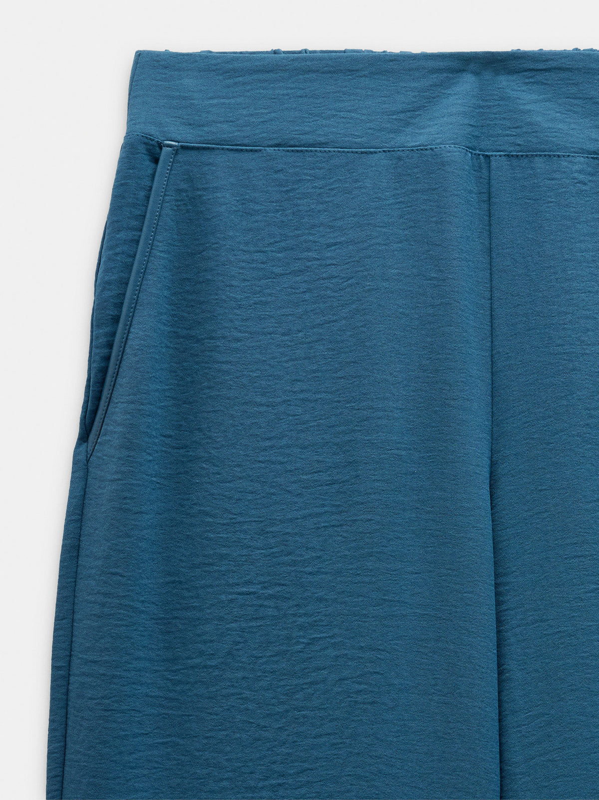 Trousers With Leather-Effect Details
