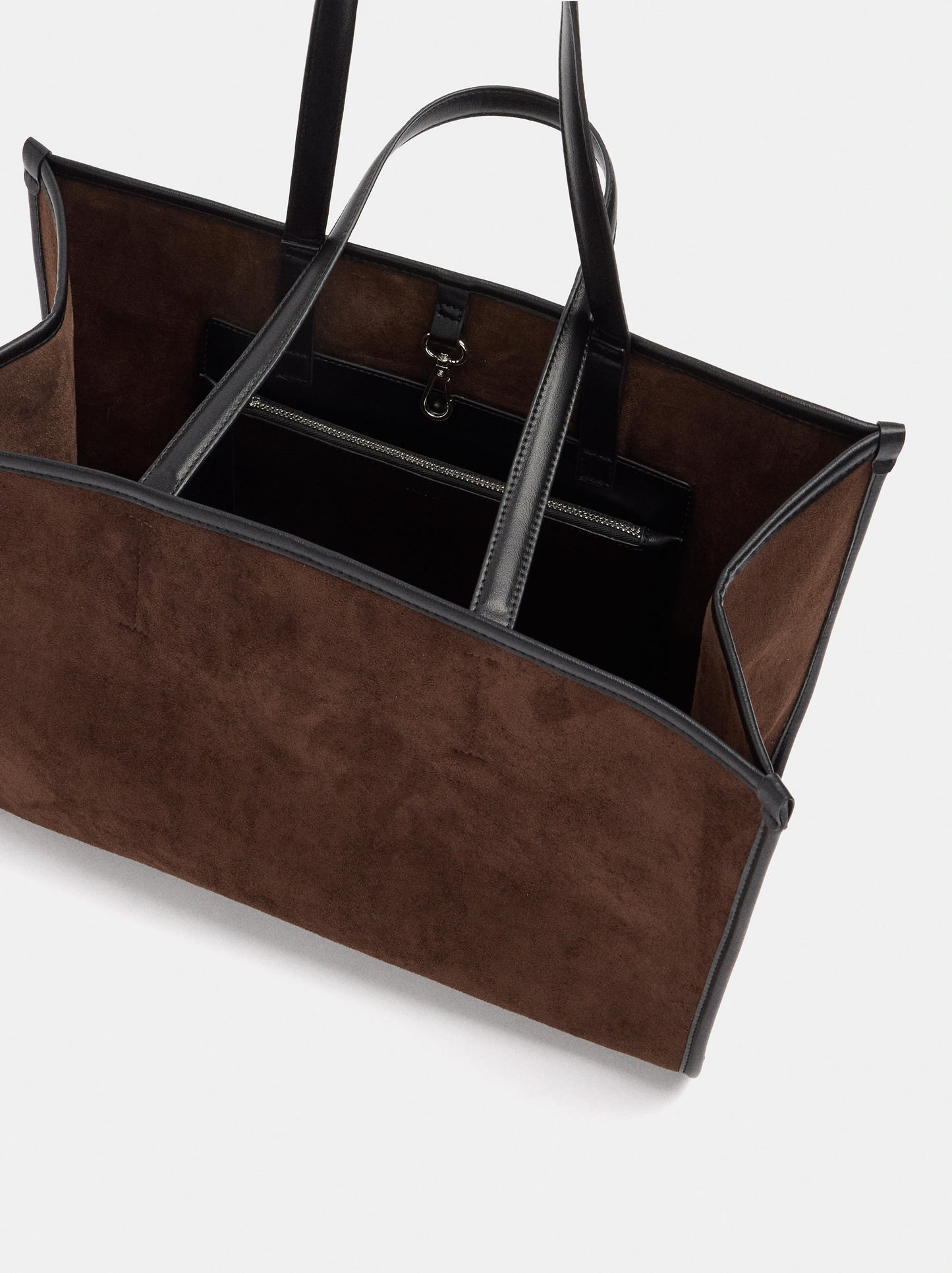 Leather-Effect Shopper Bag