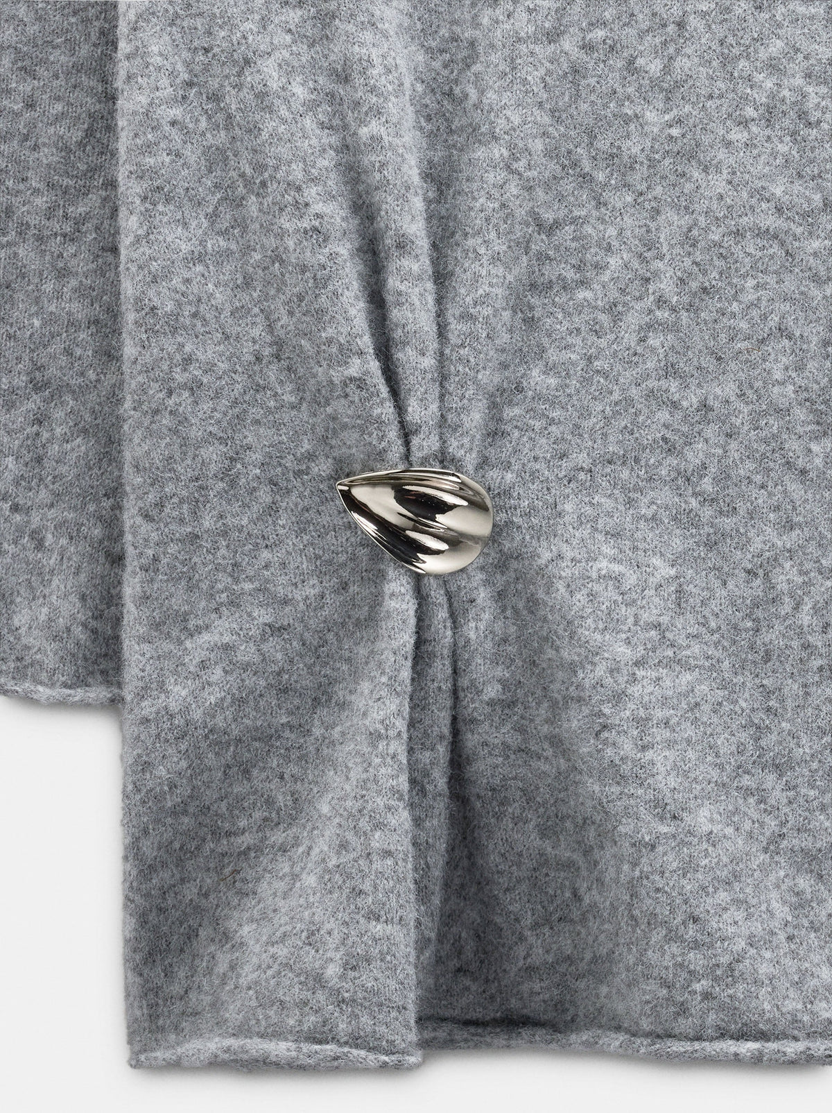Knit Sweater With Oval Detail