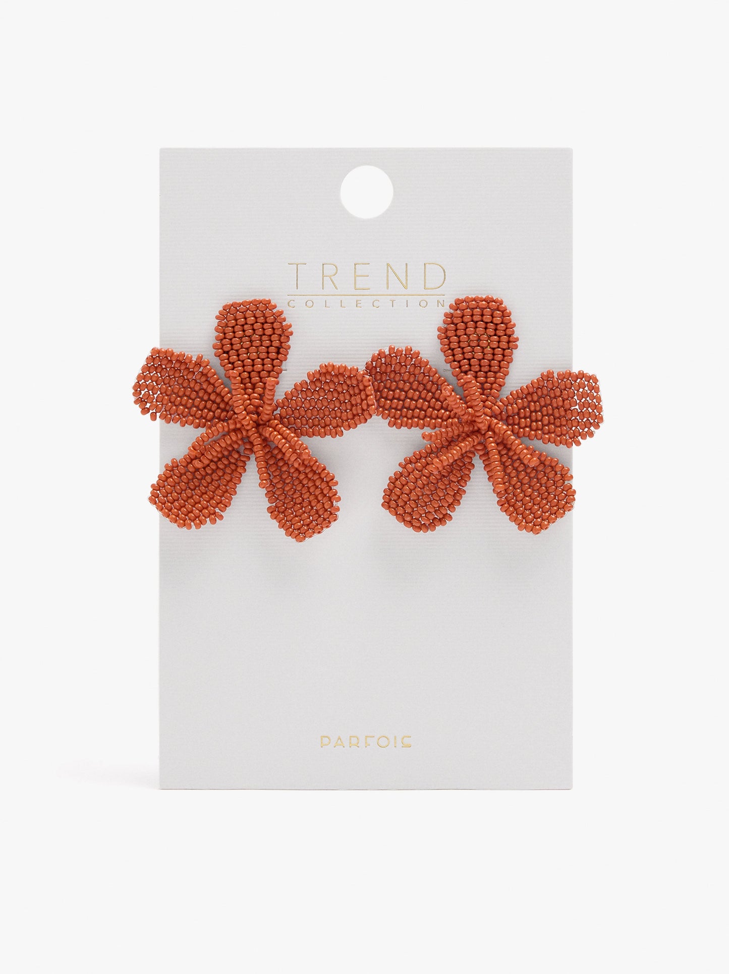 Maxi Flower Earrings With Beads