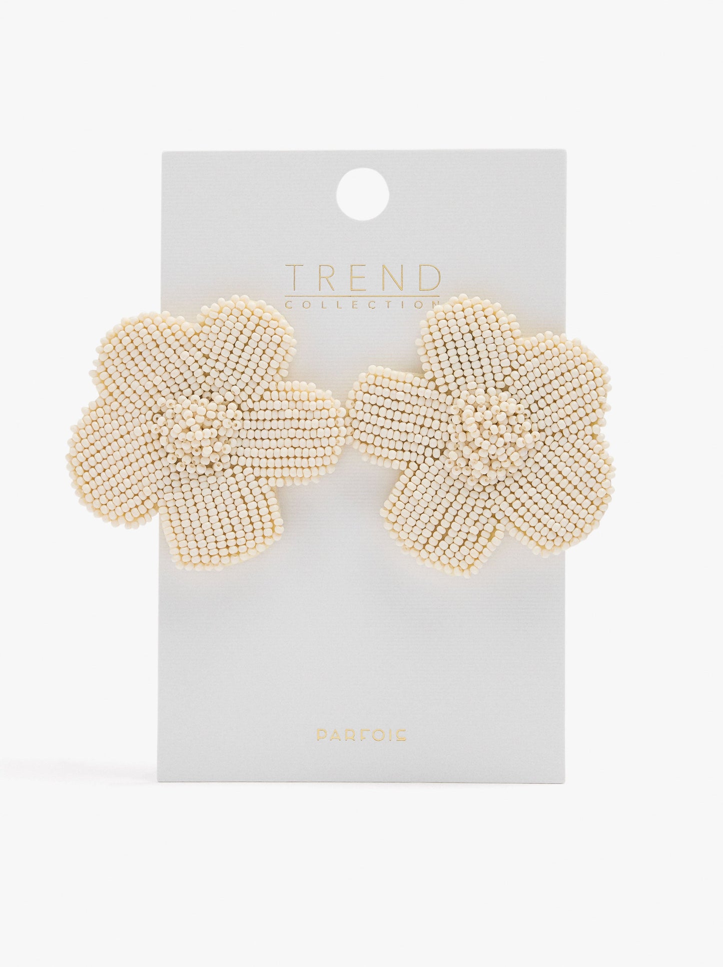 Maxi Flower Earrings With Beads