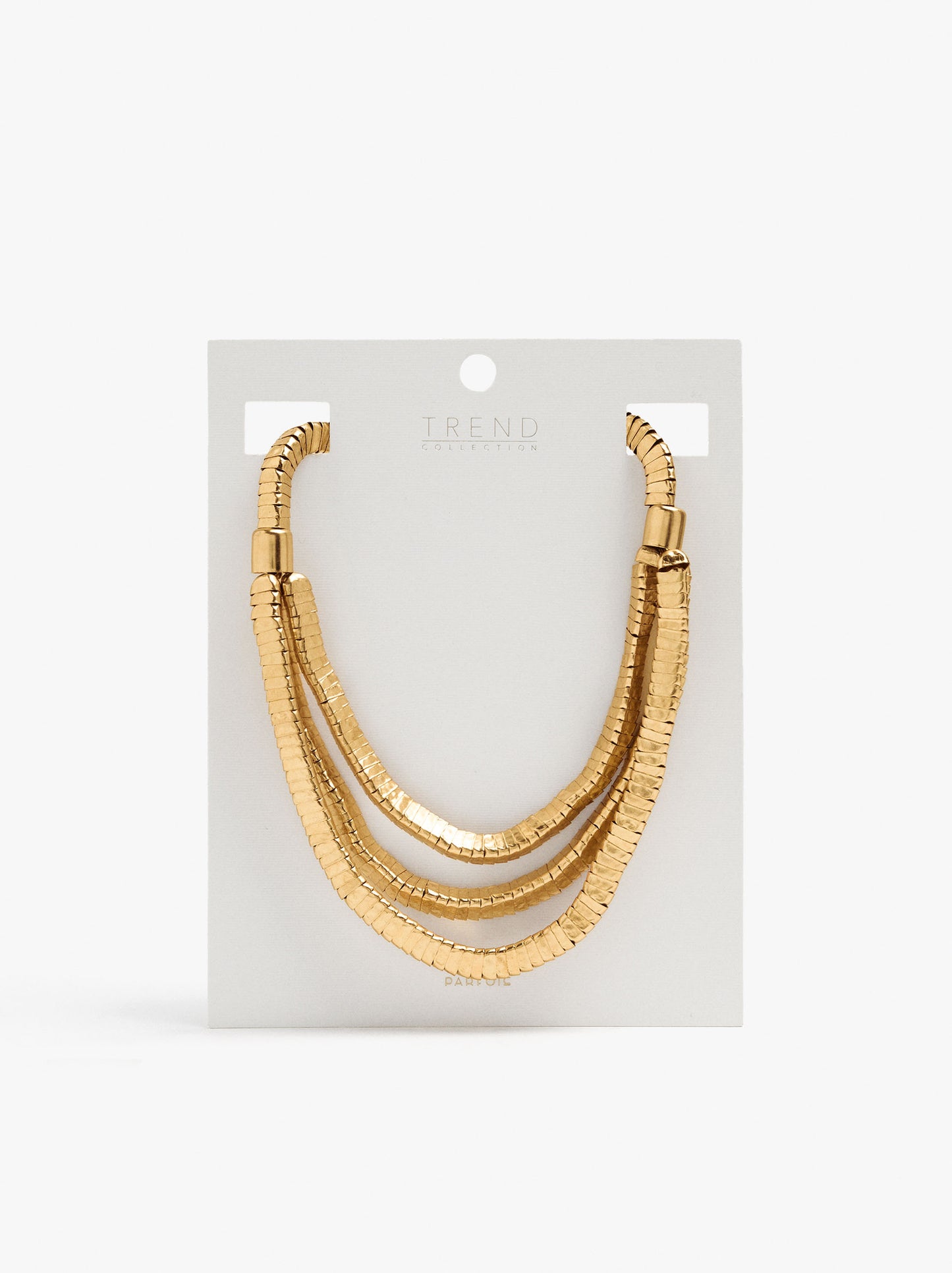 Structured Triple Necklace