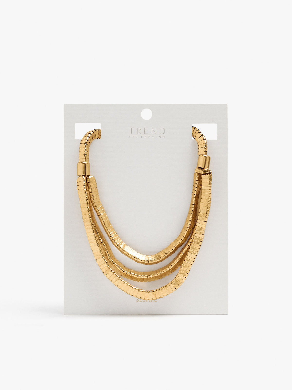 Structured Triple Necklace