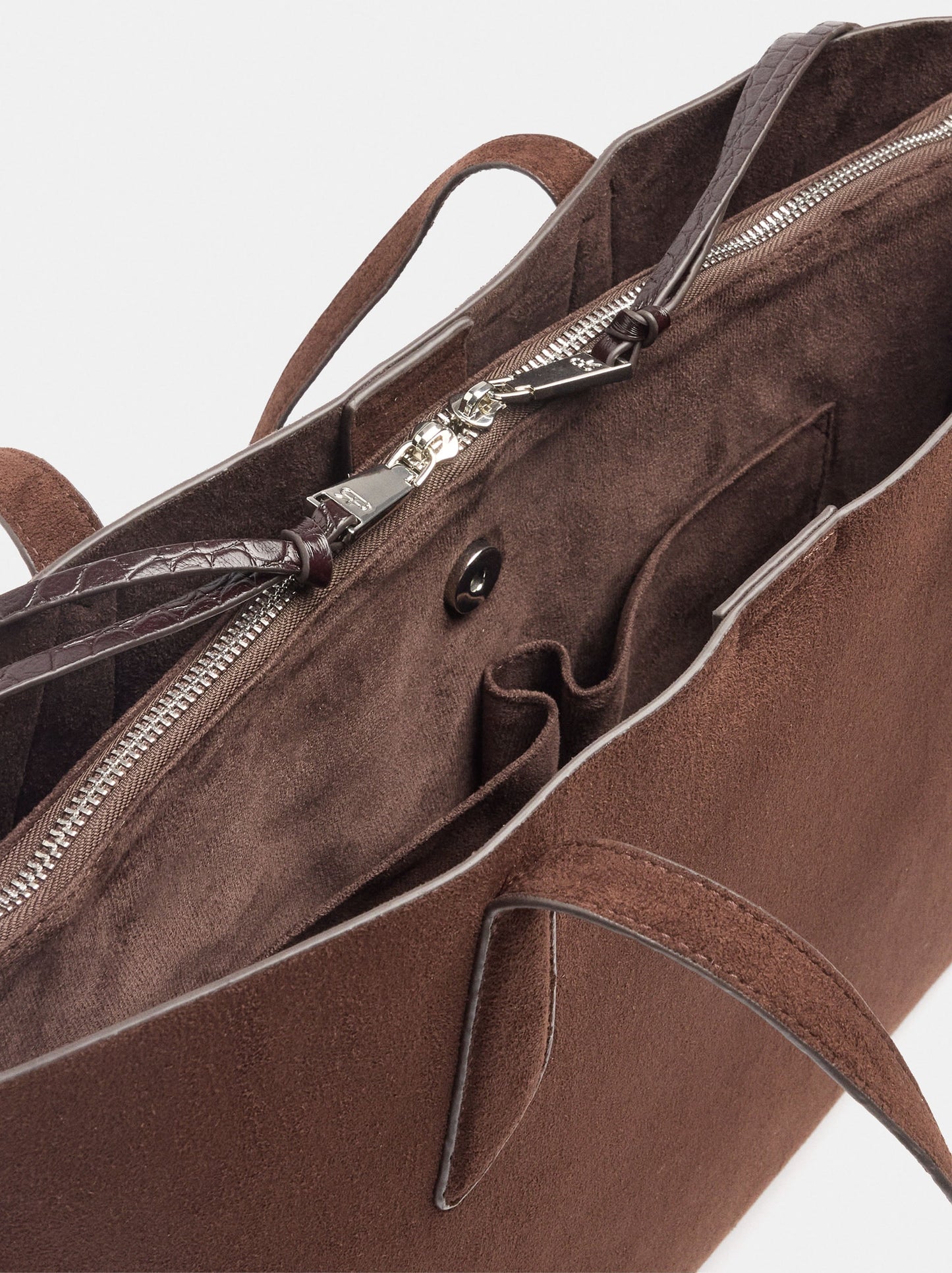 Shopper Bag For 14" Laptop With Leather-Effect Finish