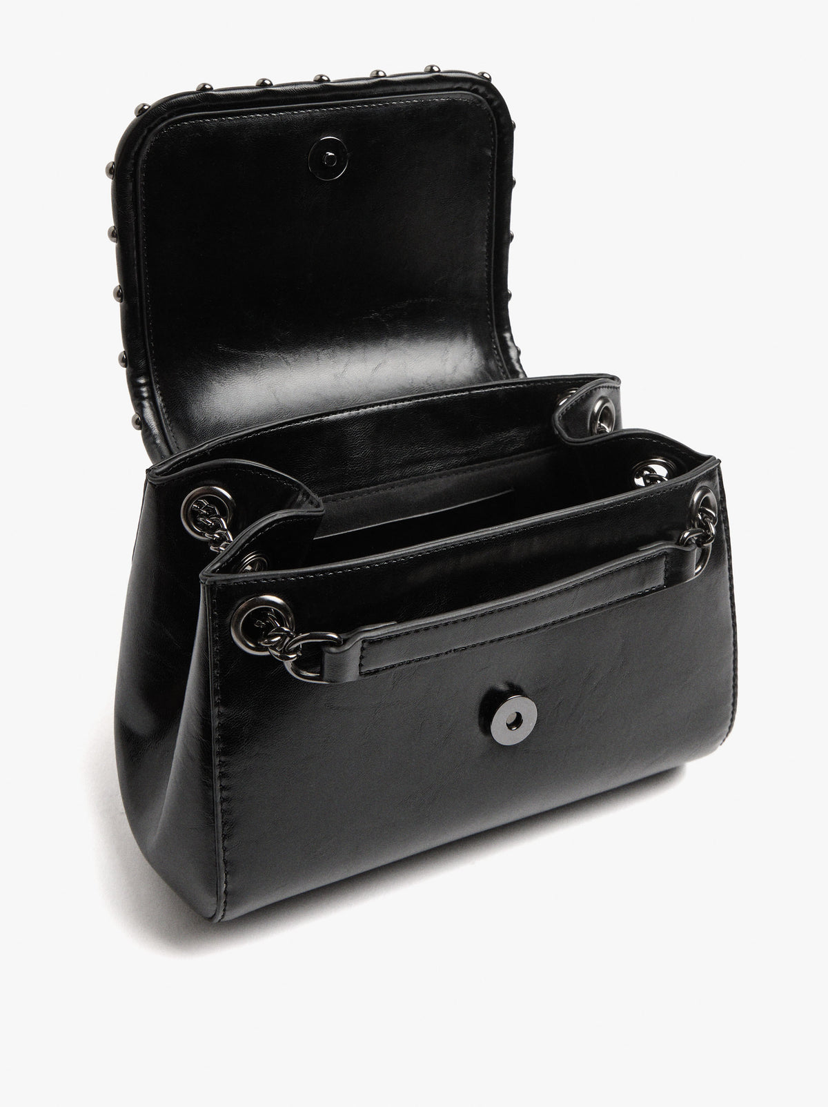 Shoulder Bag With Spheres And Chain