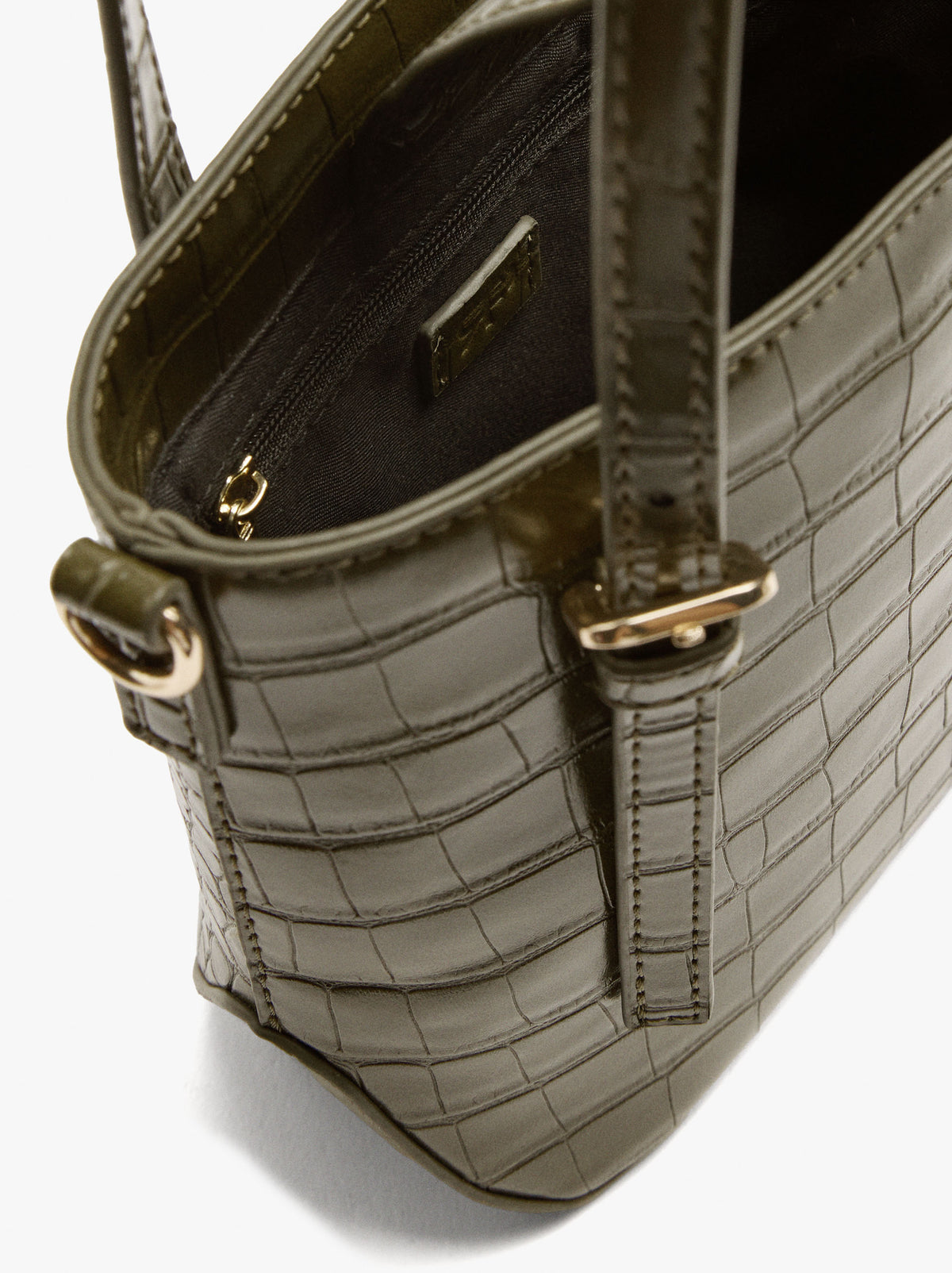 Handbag With Animal Embossing