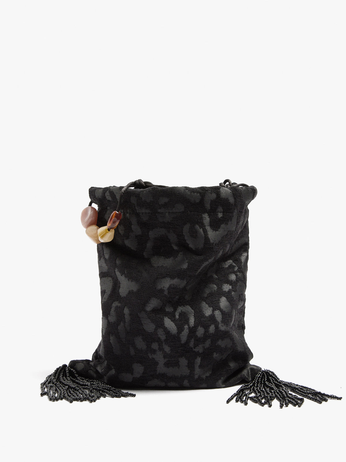 Jacquard Party Bag With Tassels