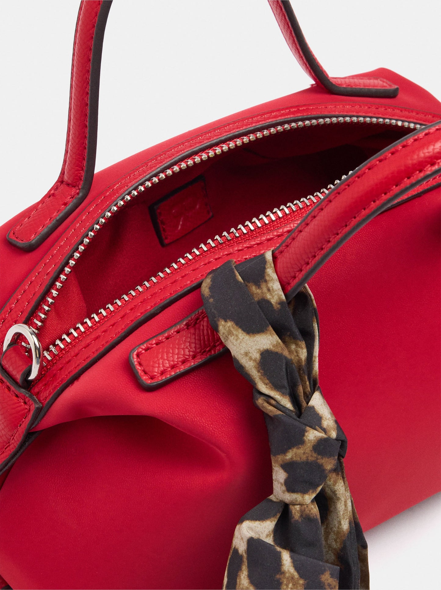 Soft-Textured Tote Bag With Crossbody Bag And Scarf