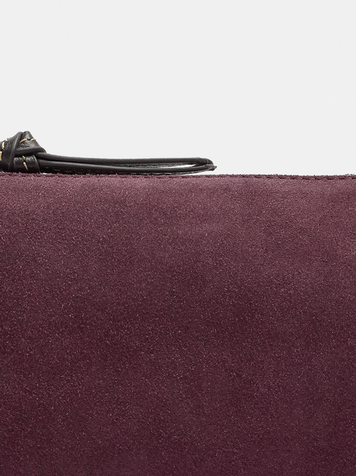 Elongated Leather Crossbody Bag