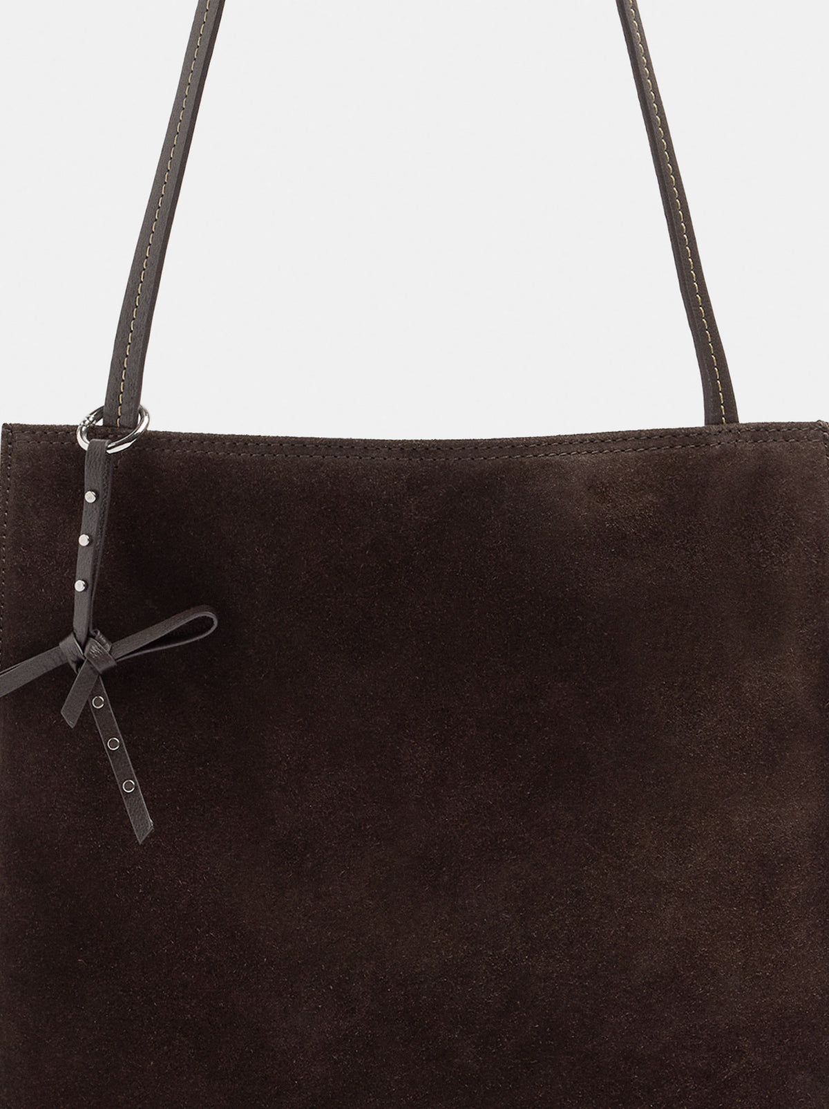 Rectangular Leather Shopper Bag